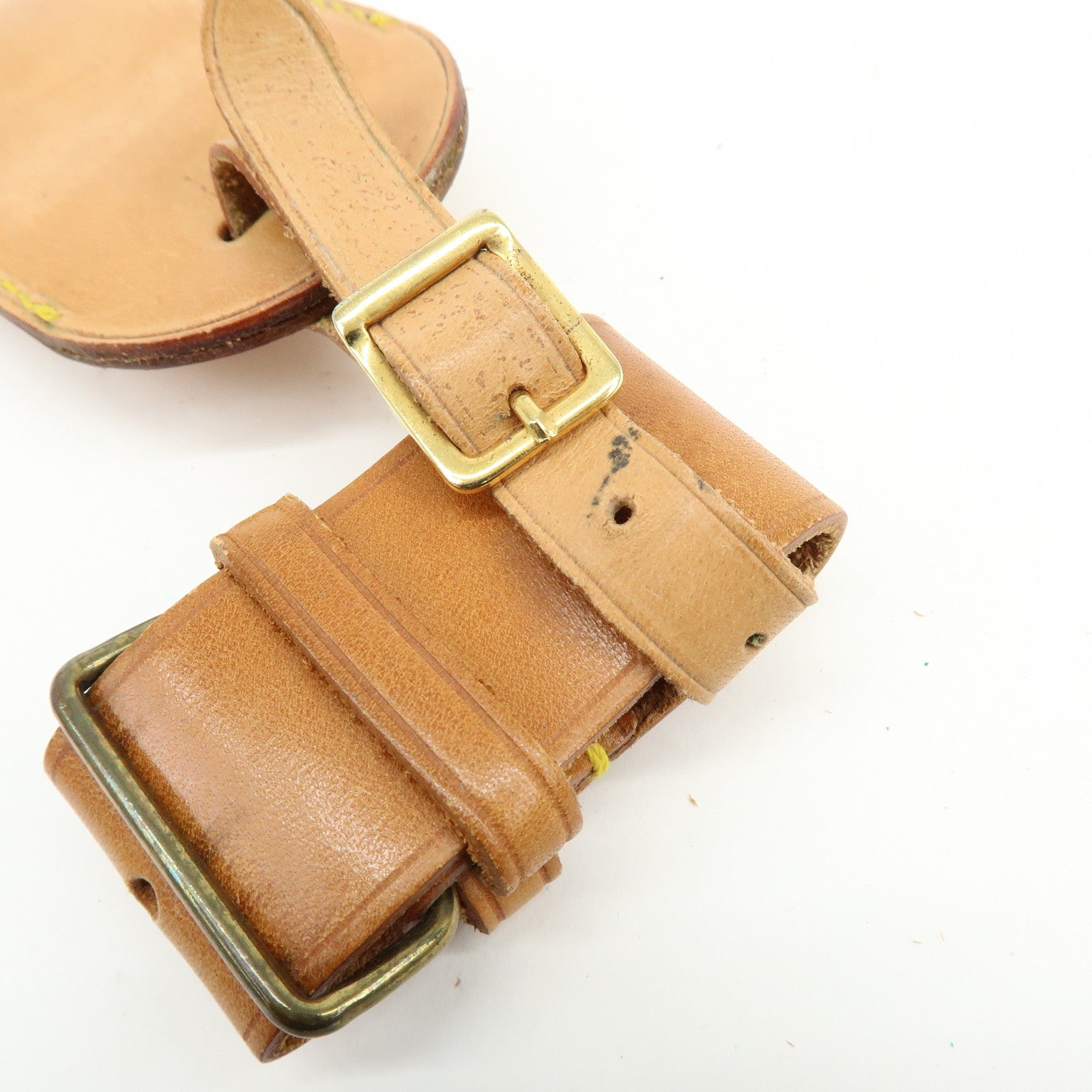 Louis Vuitton Set of 10 Leather Name Tag & Poignet Natural