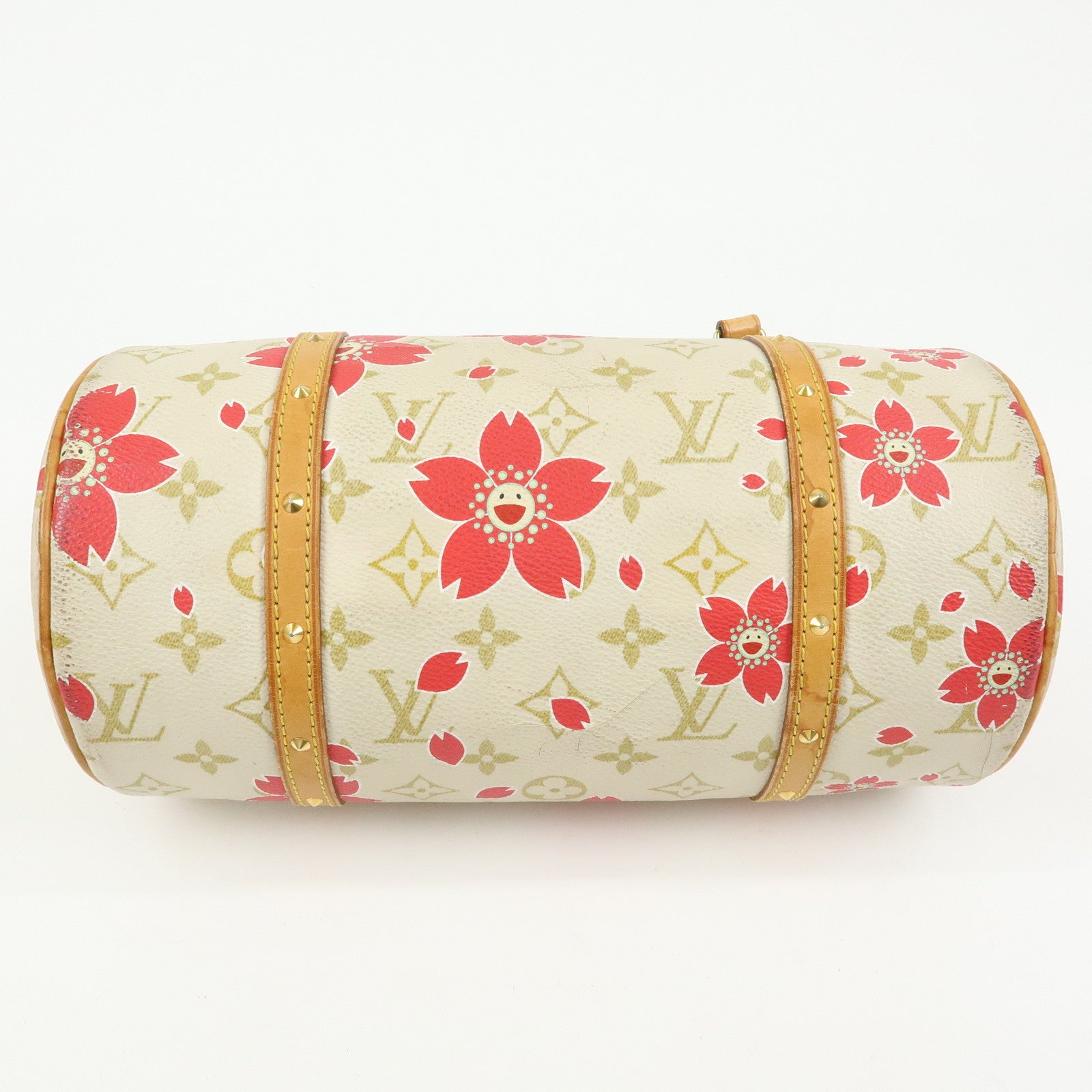 Louis Vuitton Monogram Cherry Blossom Papillon 26 Hand Bag M92011
