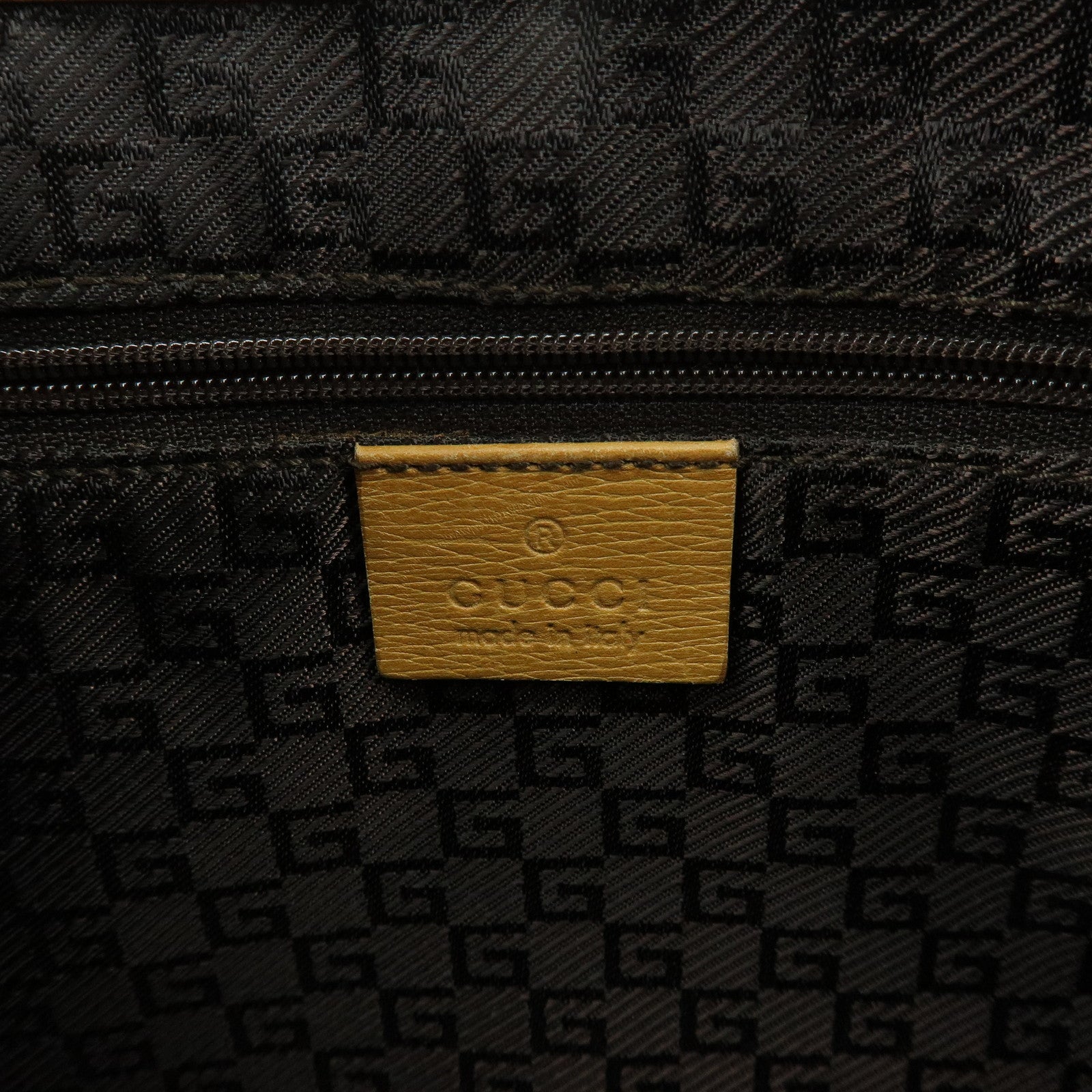 GUCCI Bamboo Jackie Leather Shoulder Hand Bag Brown 001.4060.002058
