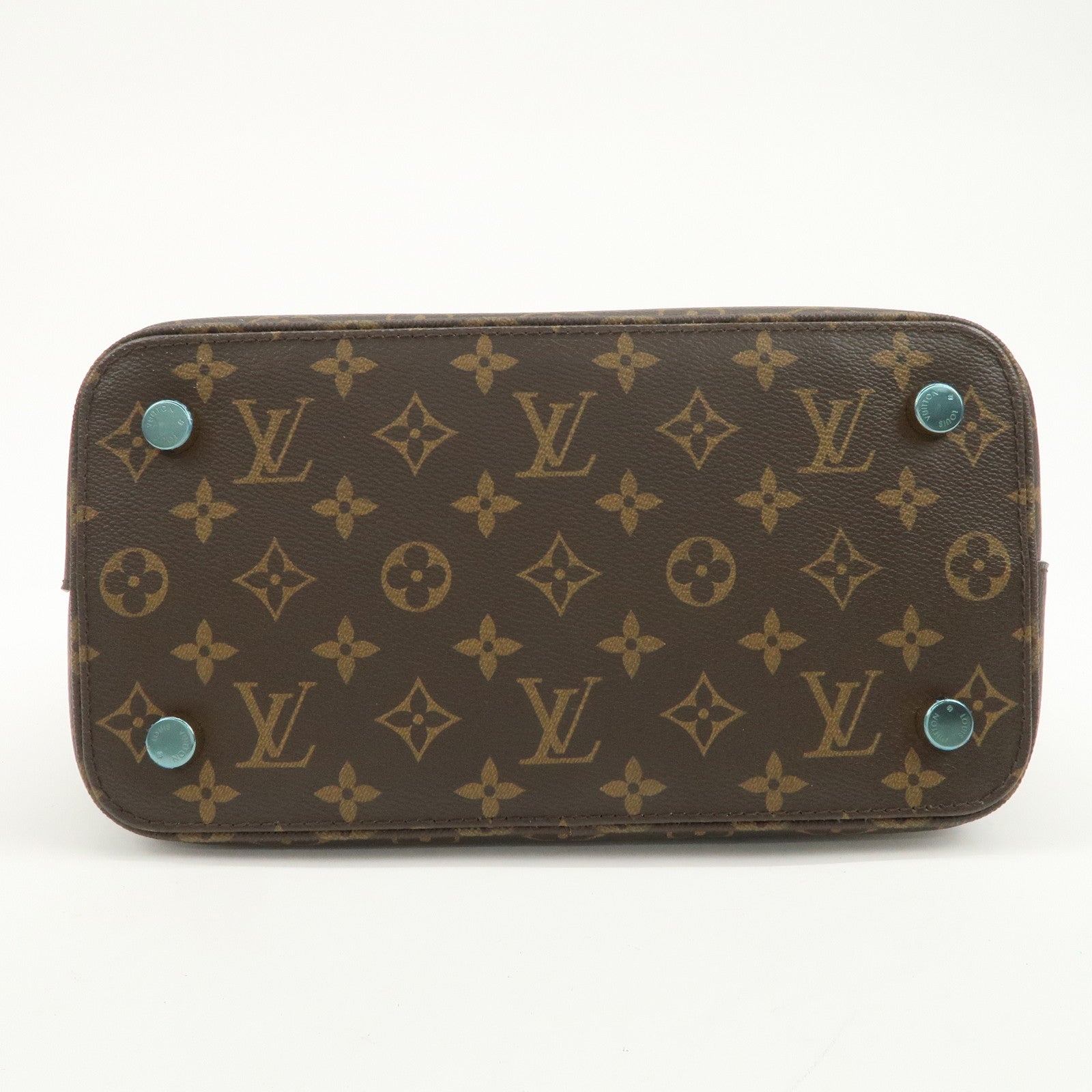 Louis Vuitton Monogram Leather Lockit PM Hand Bag Brown M40613