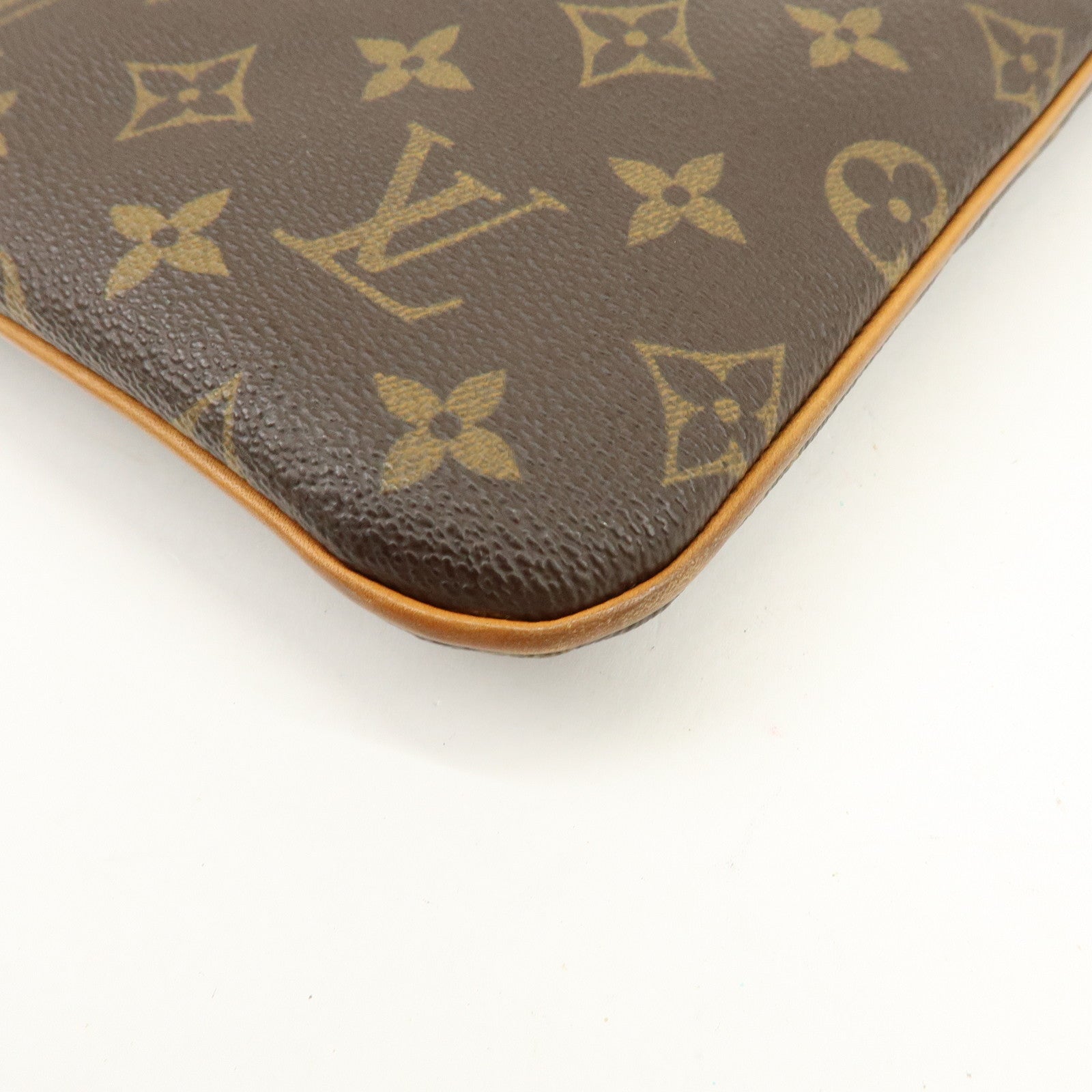 Louis Vuitton Monogram Pochette Valmy Shoulder Bag Brown M40524