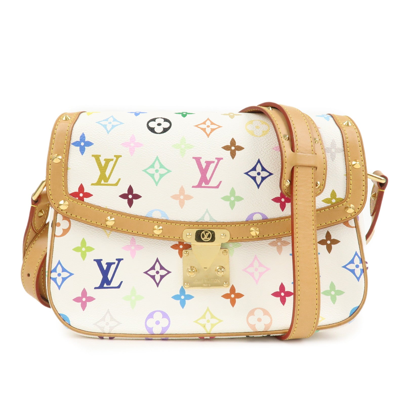 Louis Vuitton Monogram Multicolor Sologne Shoulder Bag Blanc M92661