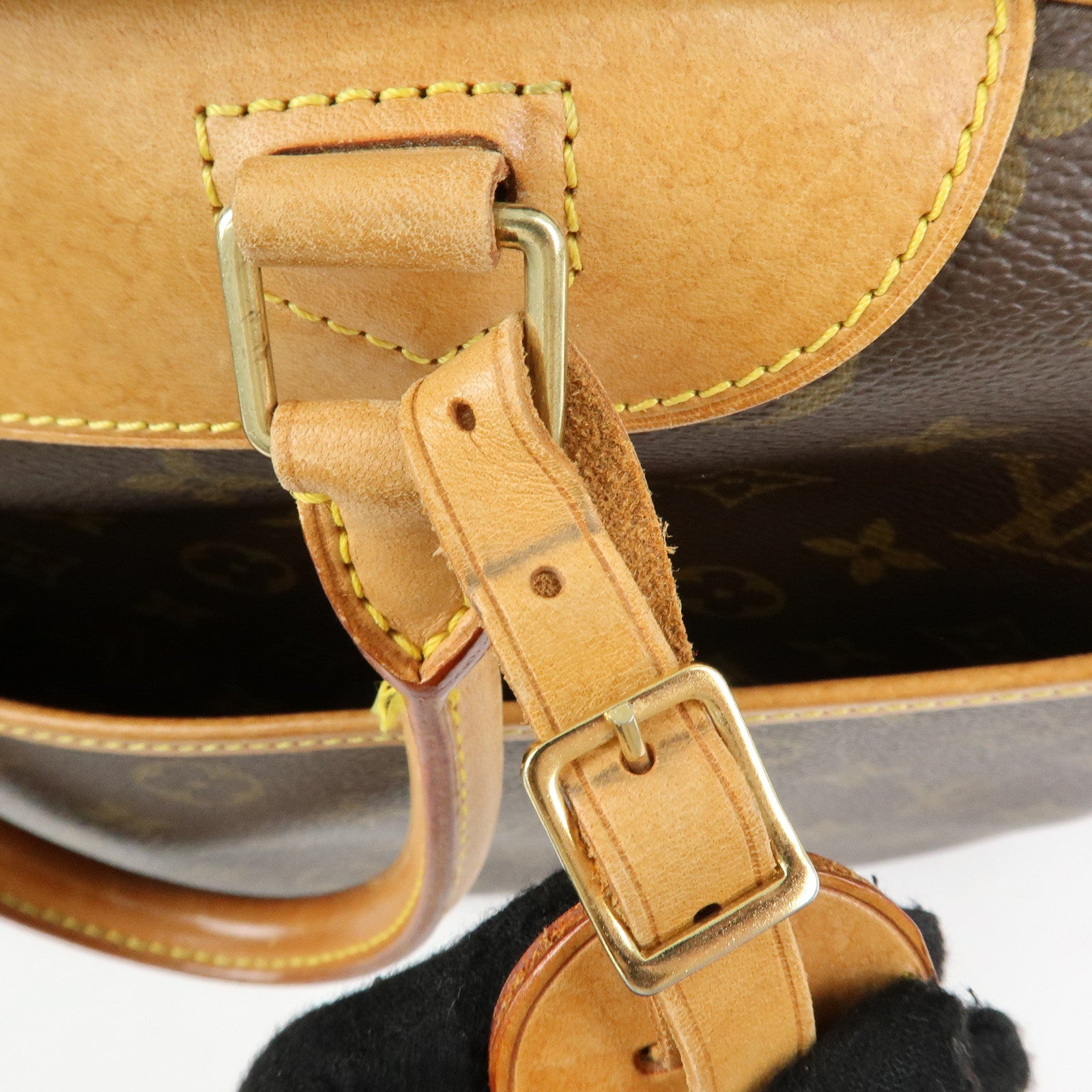 Louis Vuitton Monogram Canvas Deauville Hand Bag Brown M47270