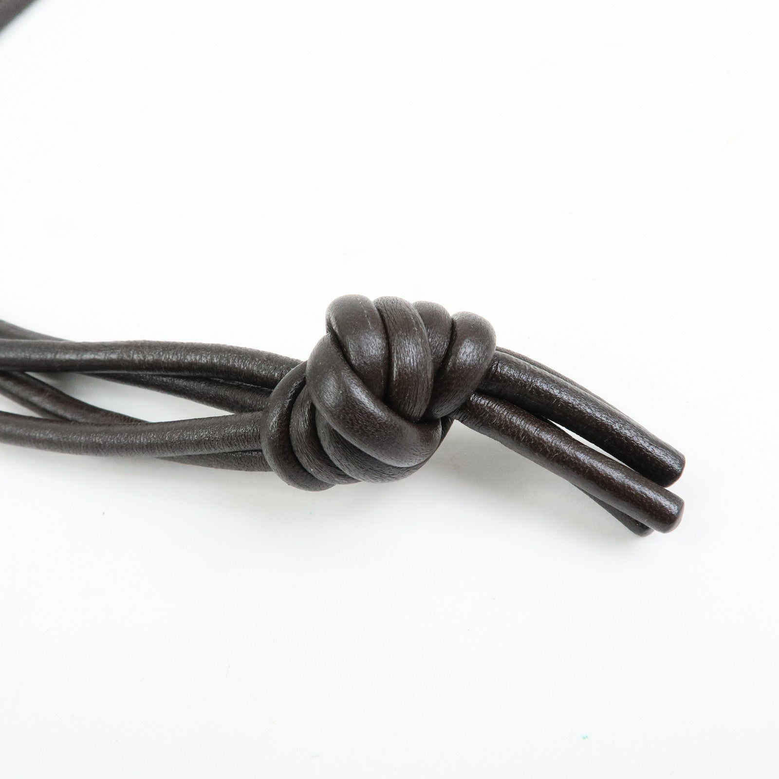 BOTTEGA VENETA Intrecciato Leather Shoulder Bag Hand Bag Brown