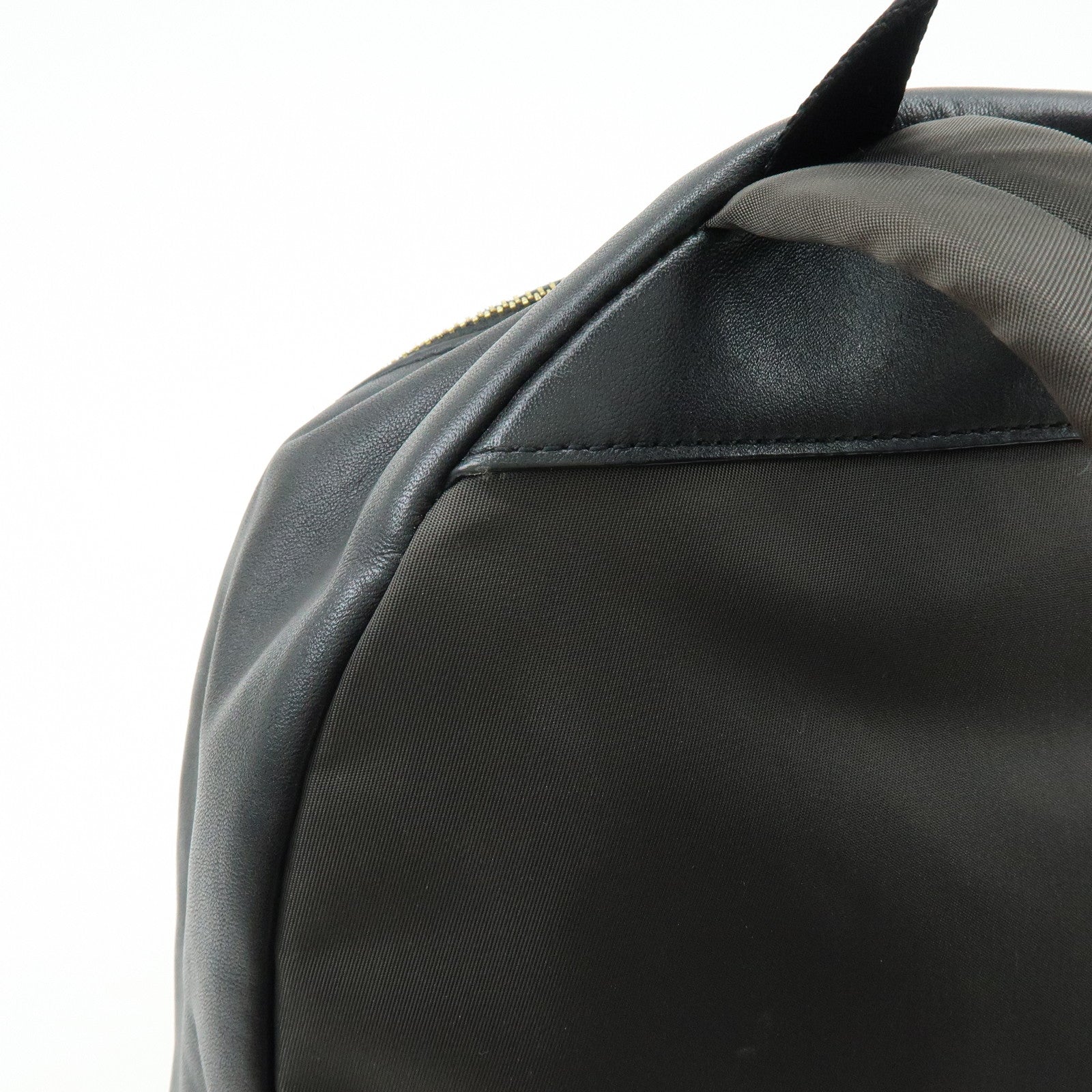 COACH Charlie PVC Canvas Leather Backpack Rucksack Dark Brown