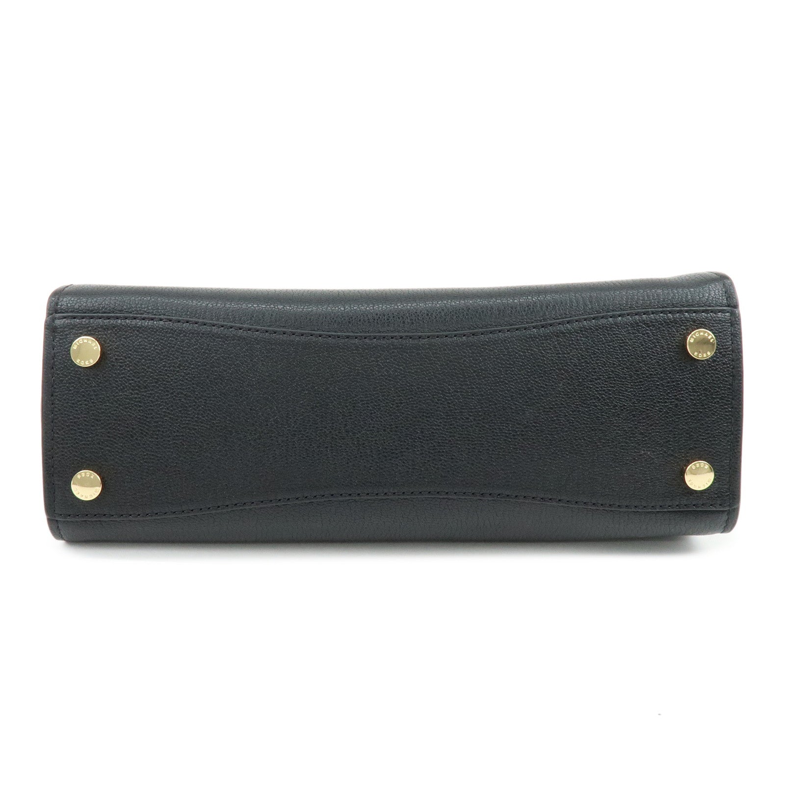 MICHAEL KORS Hamilton Modern Leather Shoulder Bag Black