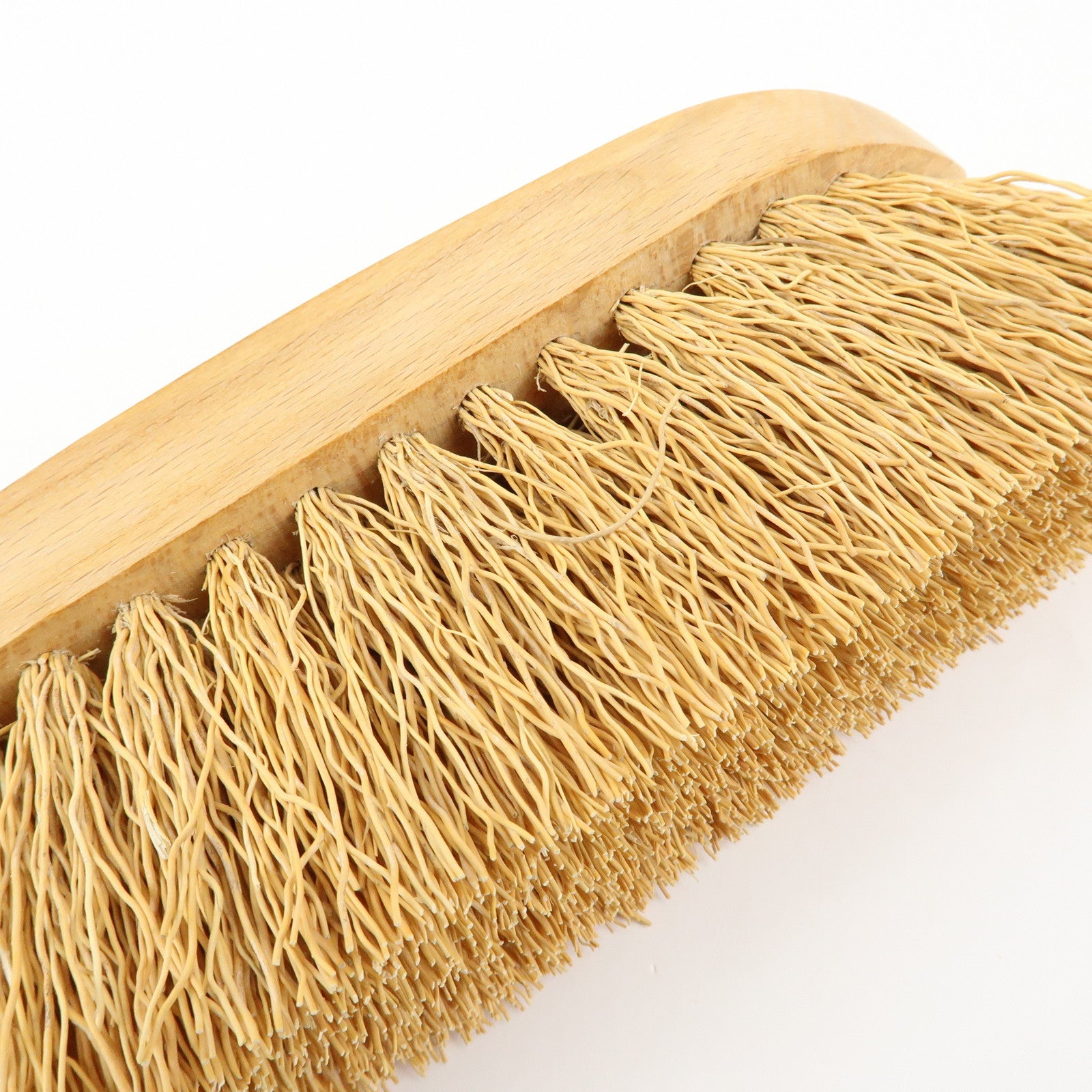 HERMES Logo Wood Horse Brush Grooming Brush Natural