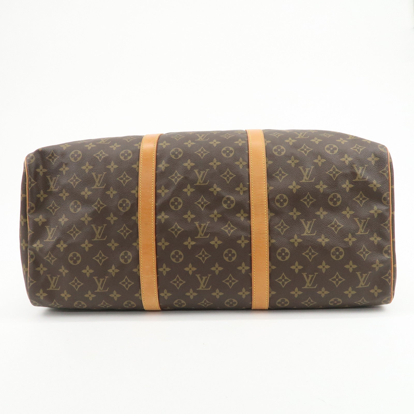 Louis Vuitton Monogram Sac Souple 55 Boston Bag Brown M41622