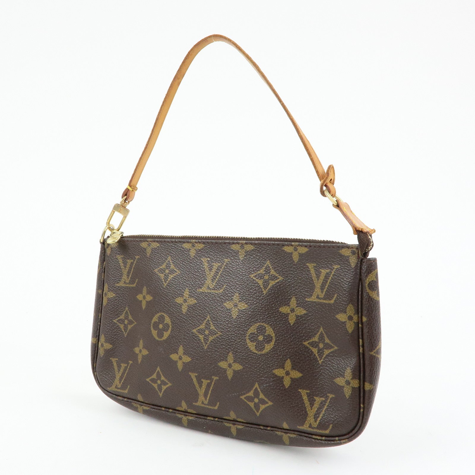 Louis Vuitton Monogram Pochette Accessoires Pouch Hand Bag M51980