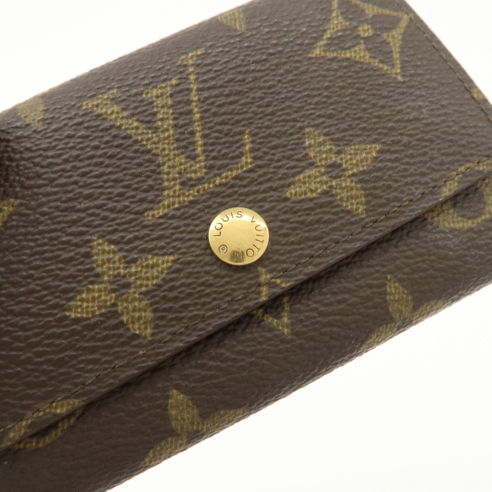 Louis Vuitton Monogram Set of 2 Multicles 6 Key Case Brown M62630 Used