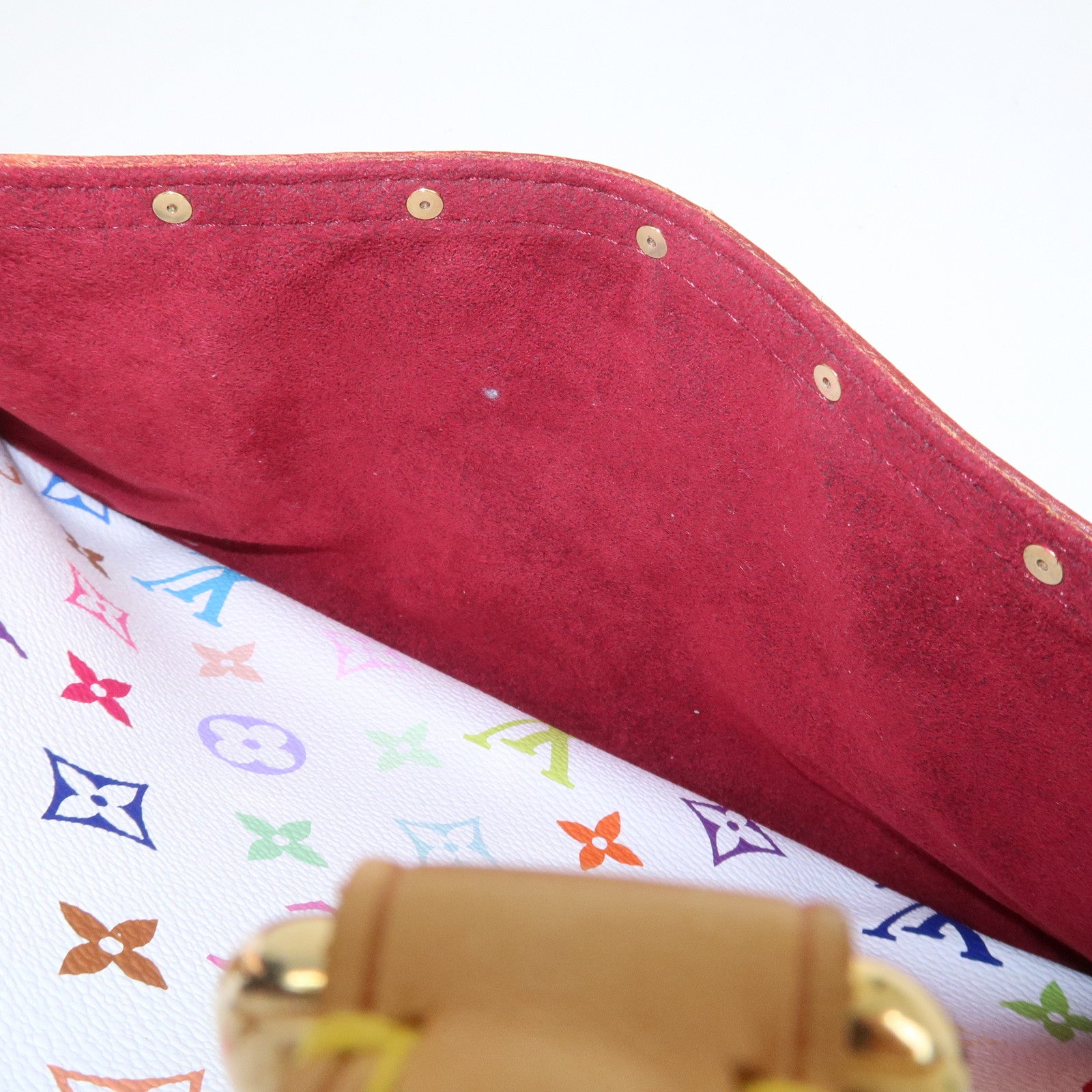 Louis Vuitton Monogram Multicolor Trouville Hand Bag Blanc M92663