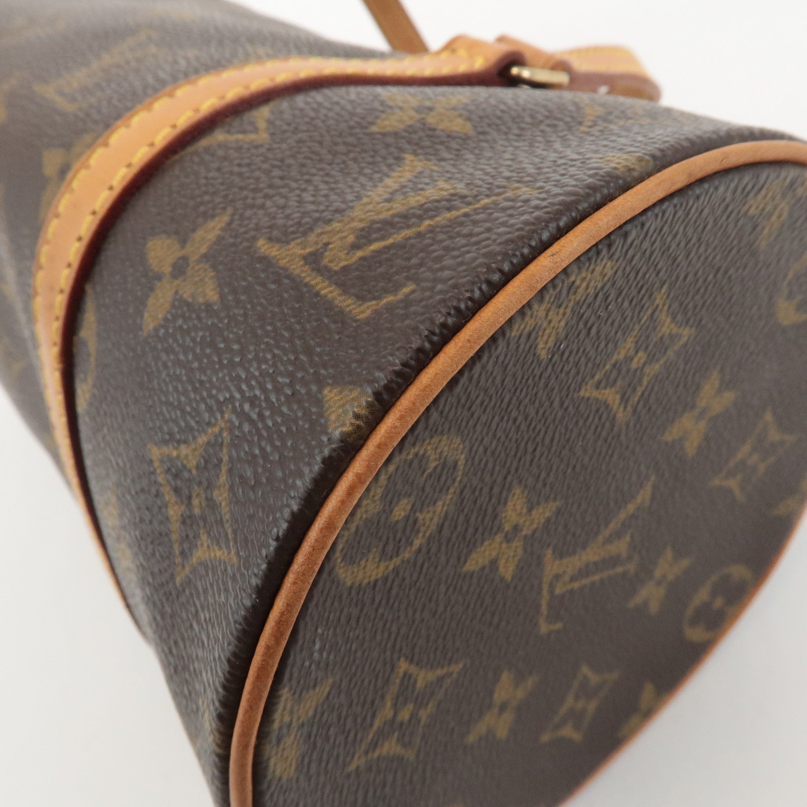 AuthLouis Vuitton Monogram Papillon 26 Hand Bag Brown New Style M51386