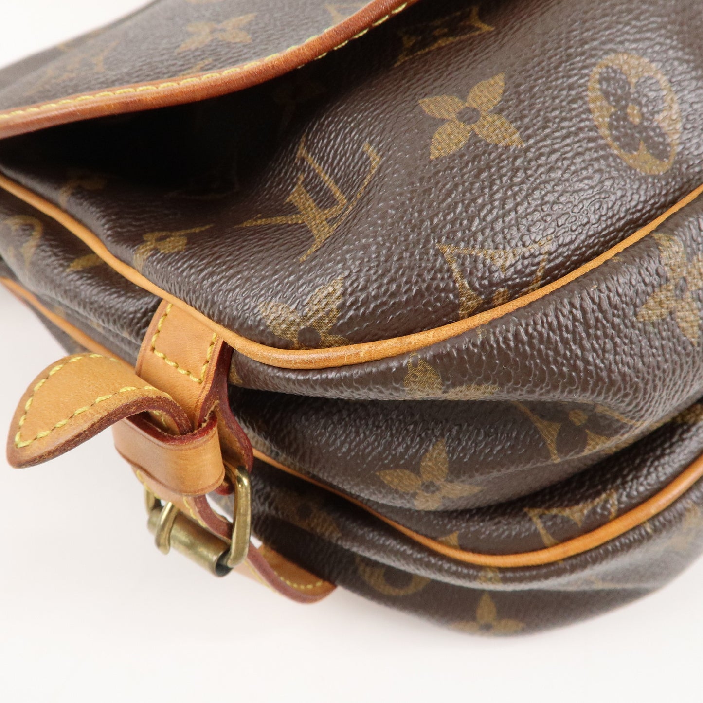 Louis Vuitton Monogram Saumur 30 Crossbody Bag Brown M42256
