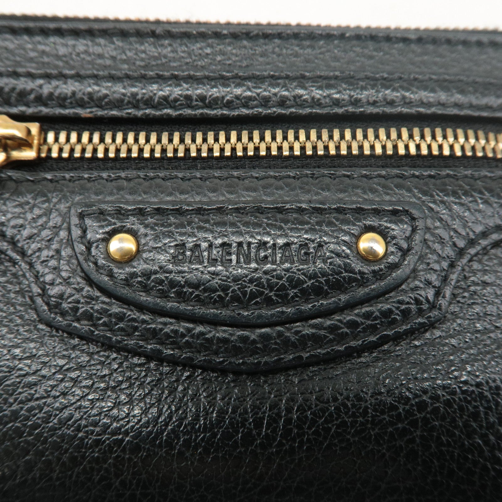 BALENCIAGA Leather Neo Classic Fragment Case Coin Case