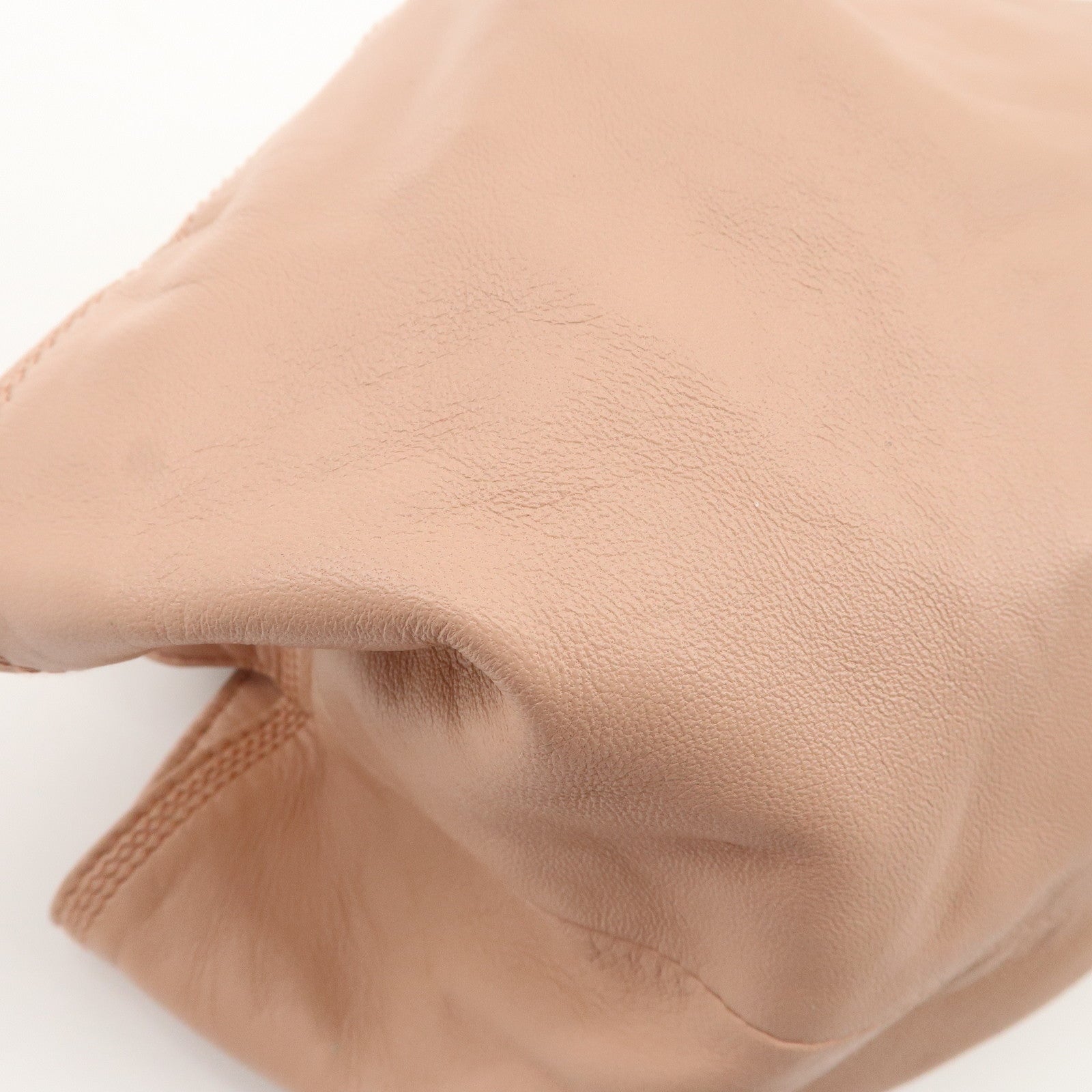 LOEWE Anagram Leather Nappa Aire Hand Bag Pink Used