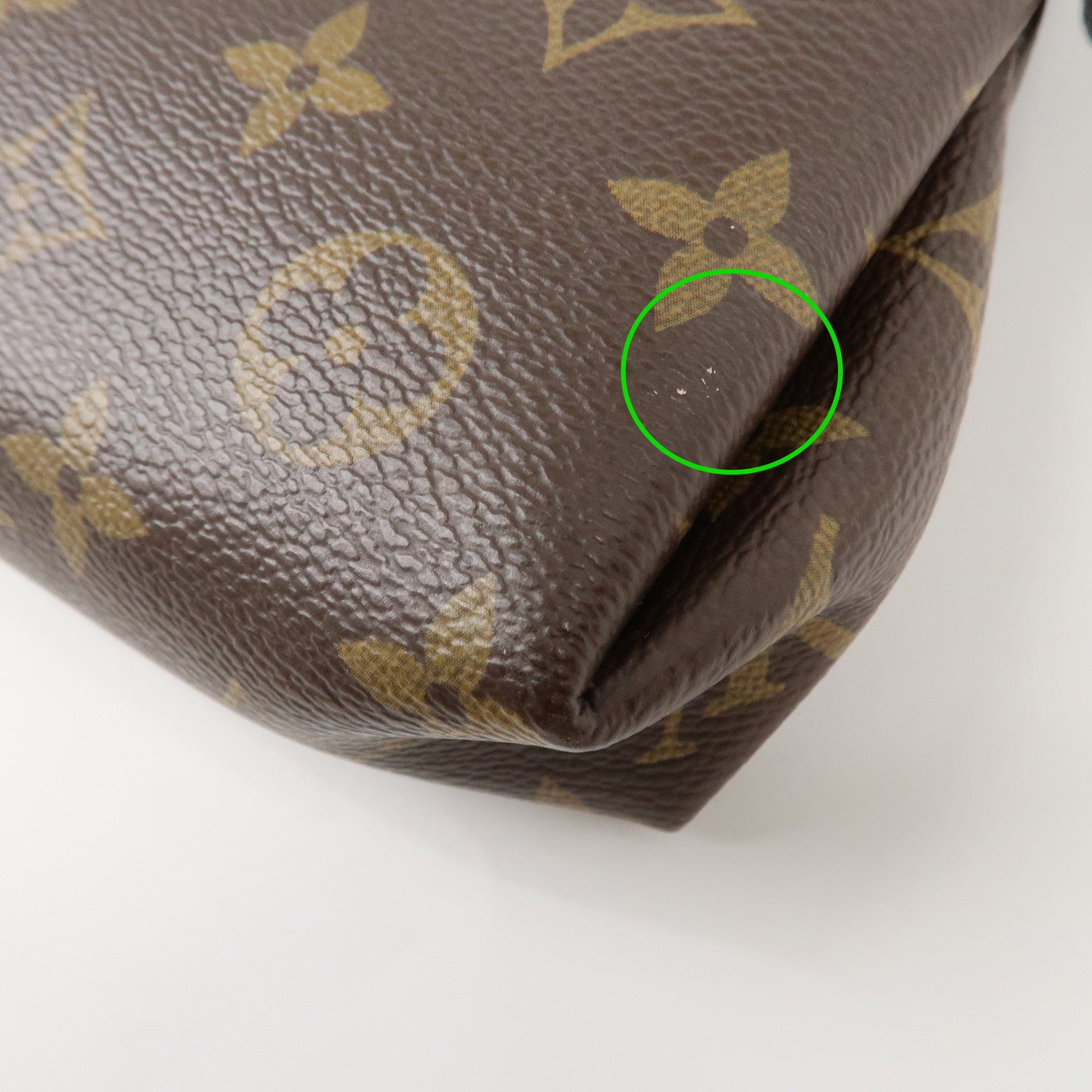 Louis Vuitton Monogram Pallas Clutch Bag Hand Bag Shoulder Strap