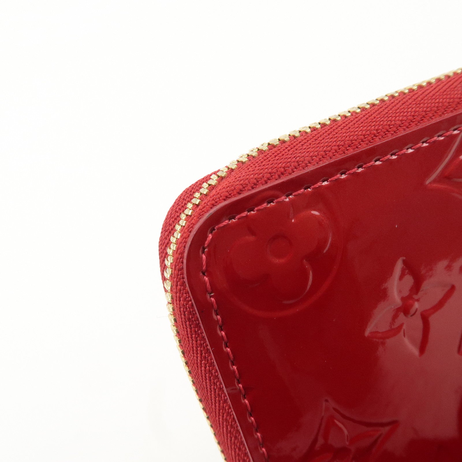 Louis Vuitton Monogram Vernis Zippy Coin Purse M93608 Red