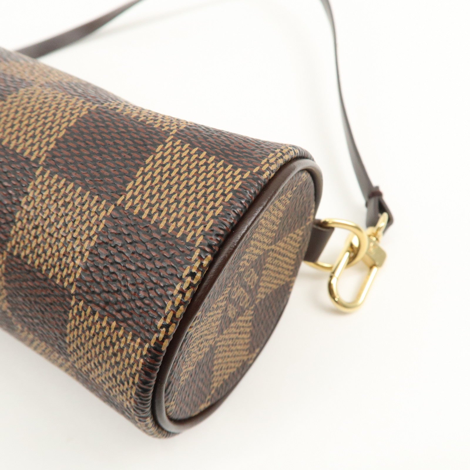 Louis Vuitton Damier Mini Pouch for Papillon Bag Brown Used