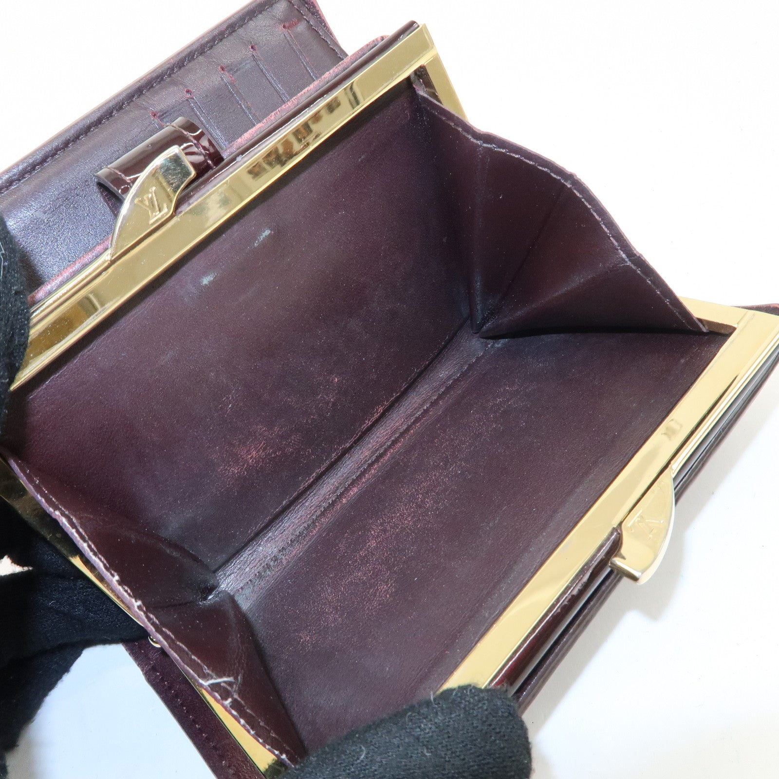 Louis Vuitton Monogram Vernis Set of 3 Wallet M91247 M93529 M93521 Used