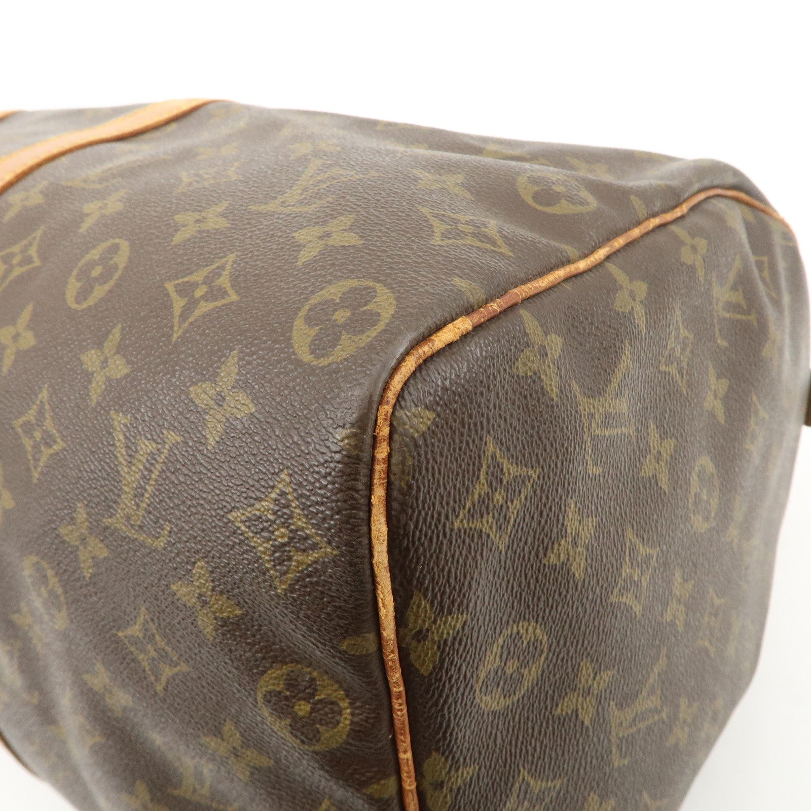 Louis Vuitton Monogram Keep All 50 Boston Bag Brown M41426 Used