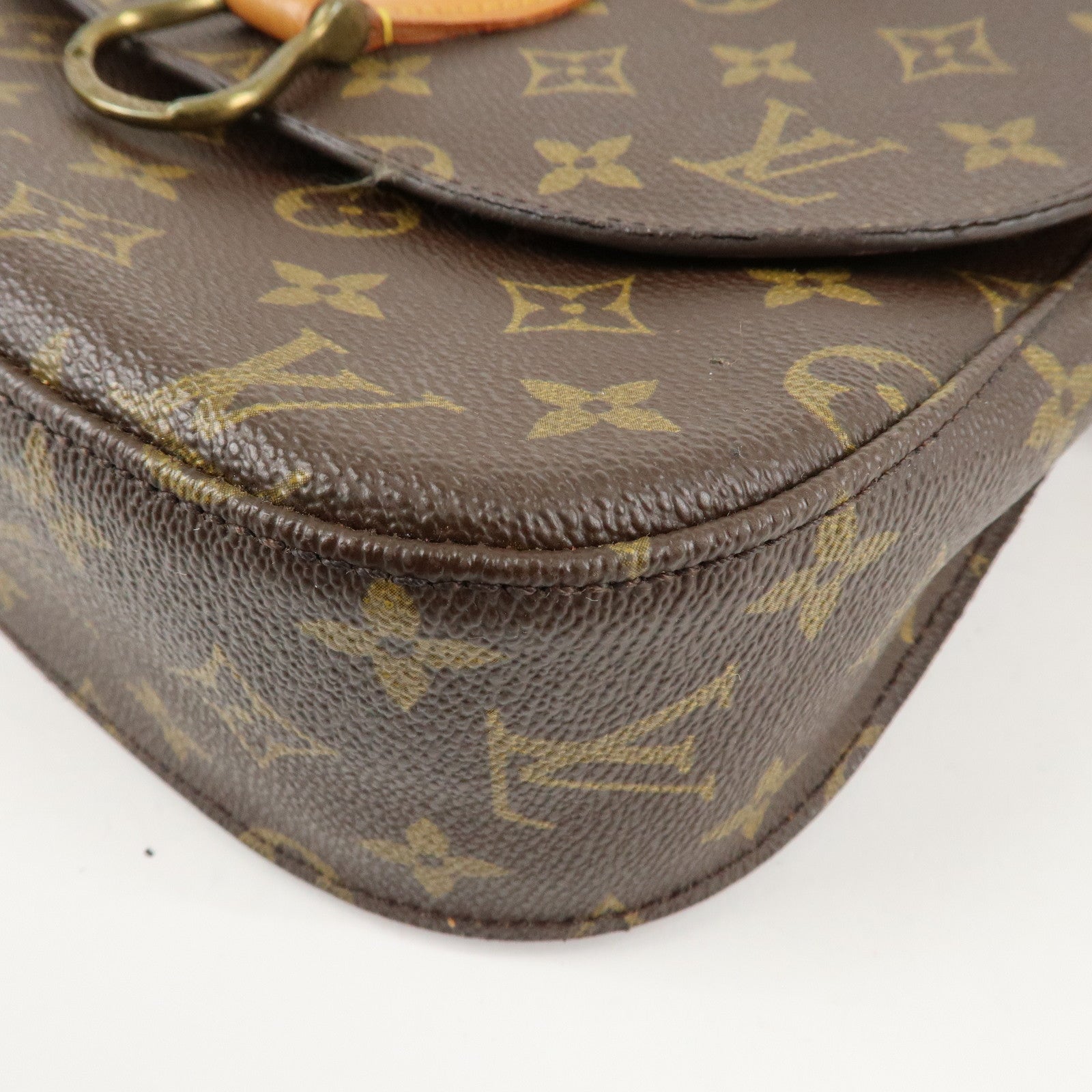 Louis Vuitton Monogram Saint Cloud GM Shoulder Bag Brown M51242