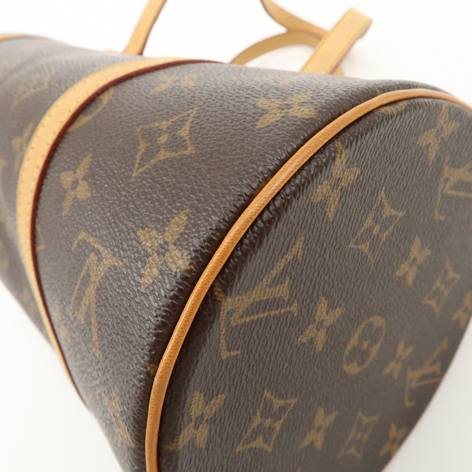 Louis Vuitton Monogram Papillon 30 Hand Bag Brown M51385 Used