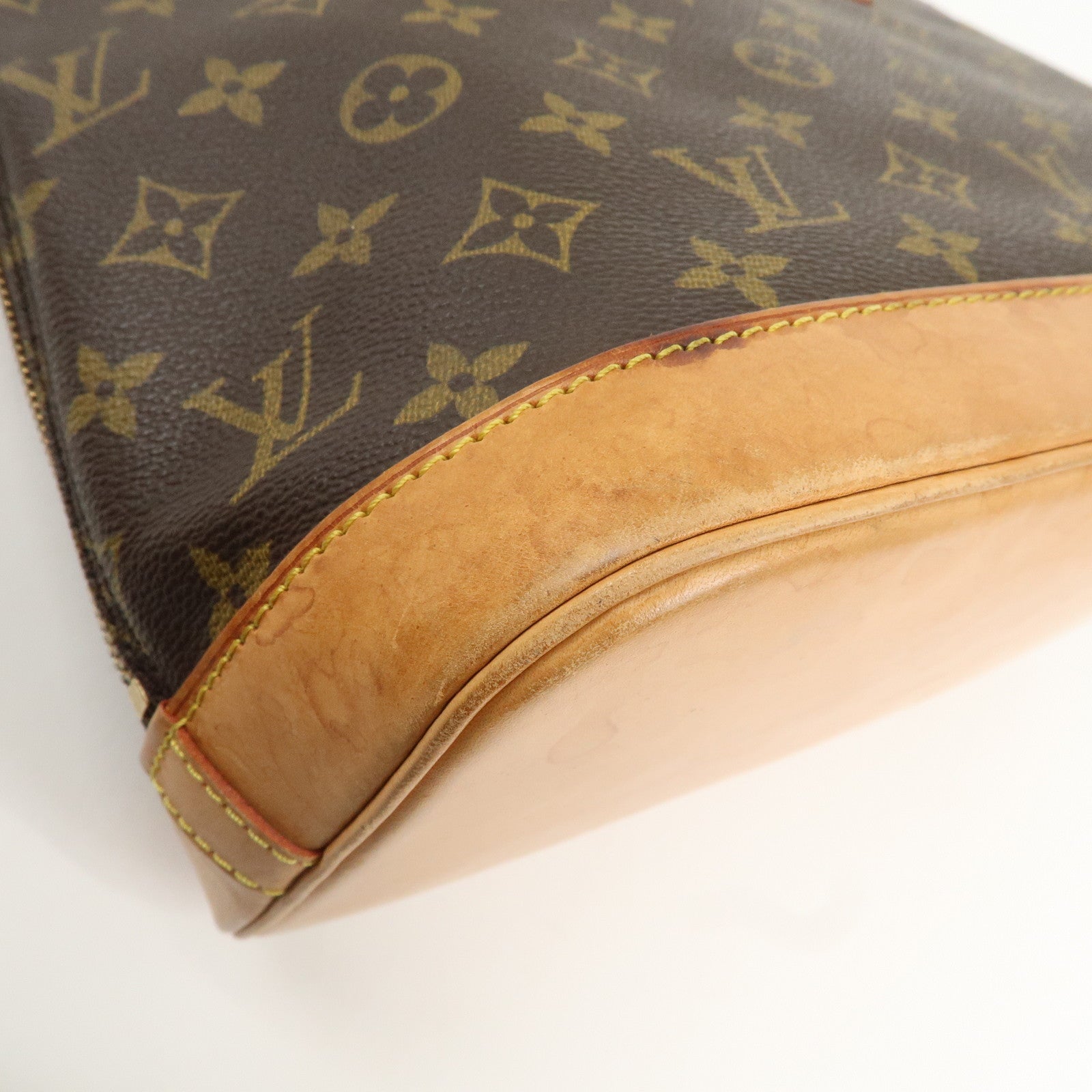 Louis Vuitton Monogram Alma Hand Bag Brown M51130