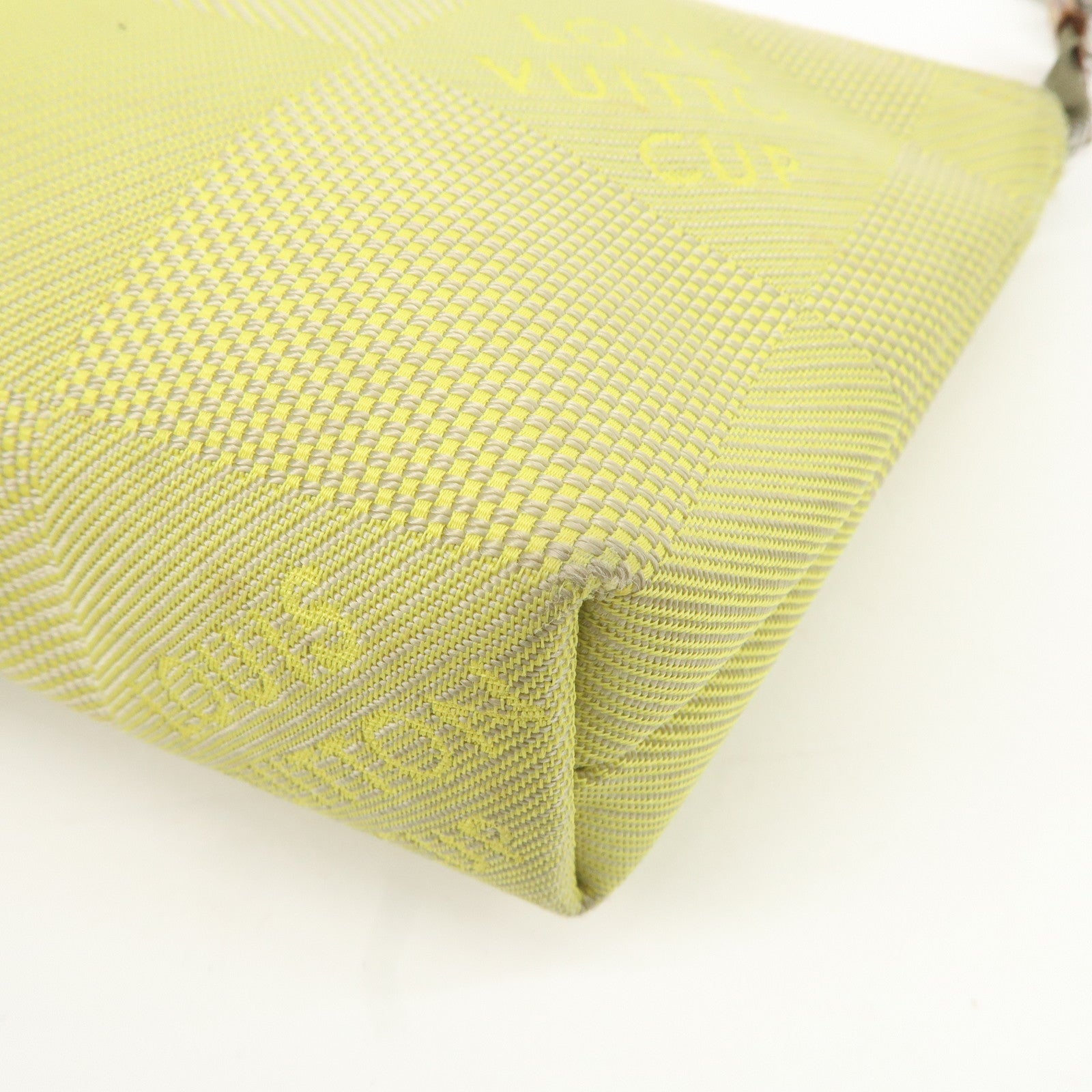 Louis Vuitton Damier Jean Volunteer Pouch Lime Yellow