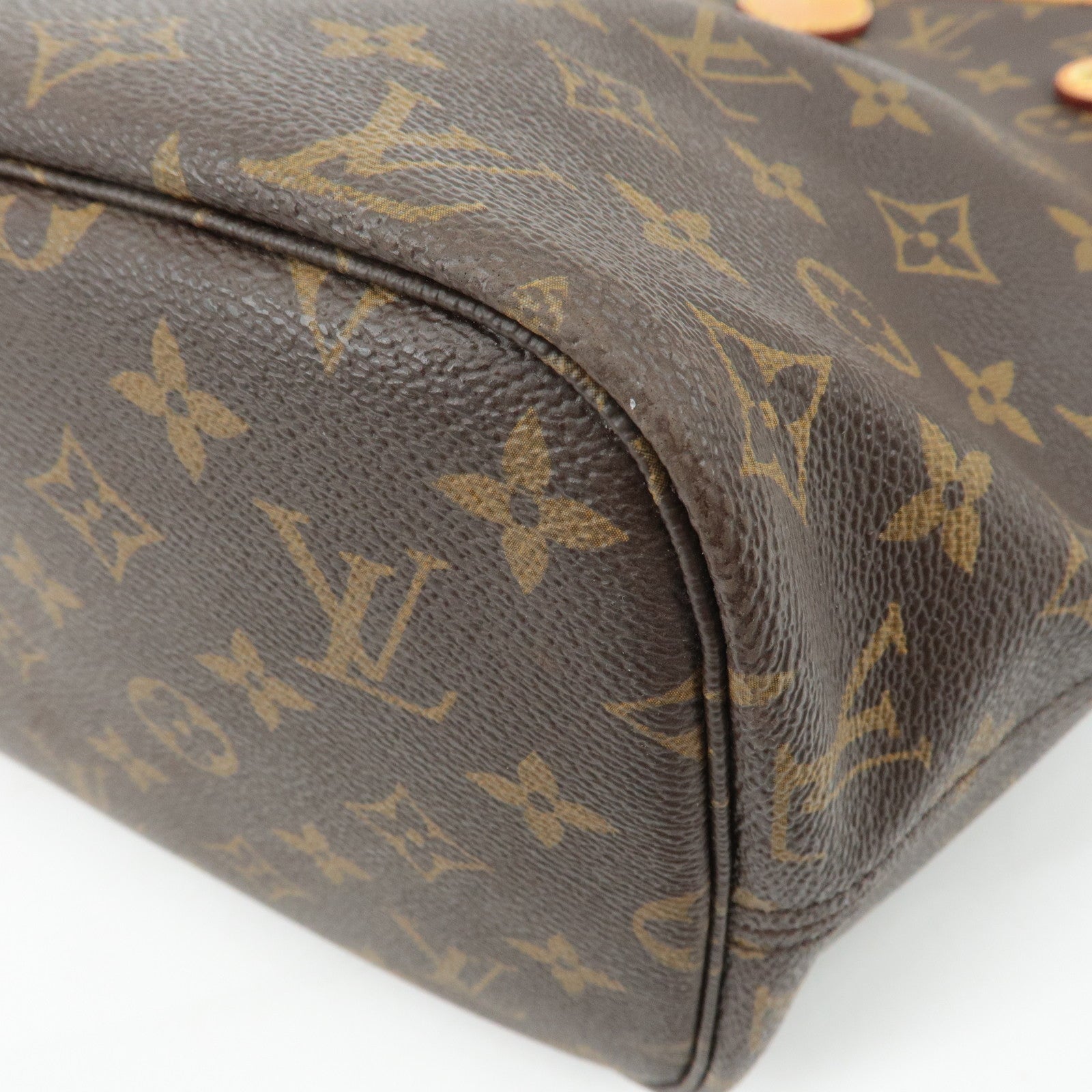 Louis Vuitton Monogram Neverfull MM Tote Bag Brown M40156