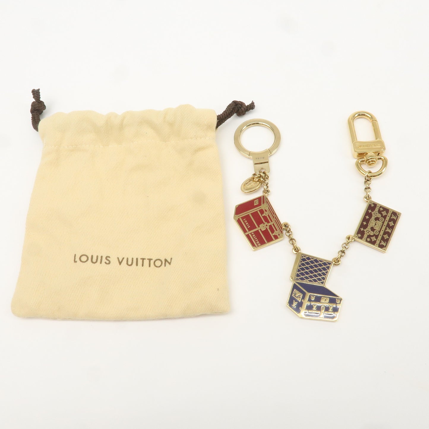 Louis Vuitton Porte Cles Chennemar Gold Bag Charm M66459