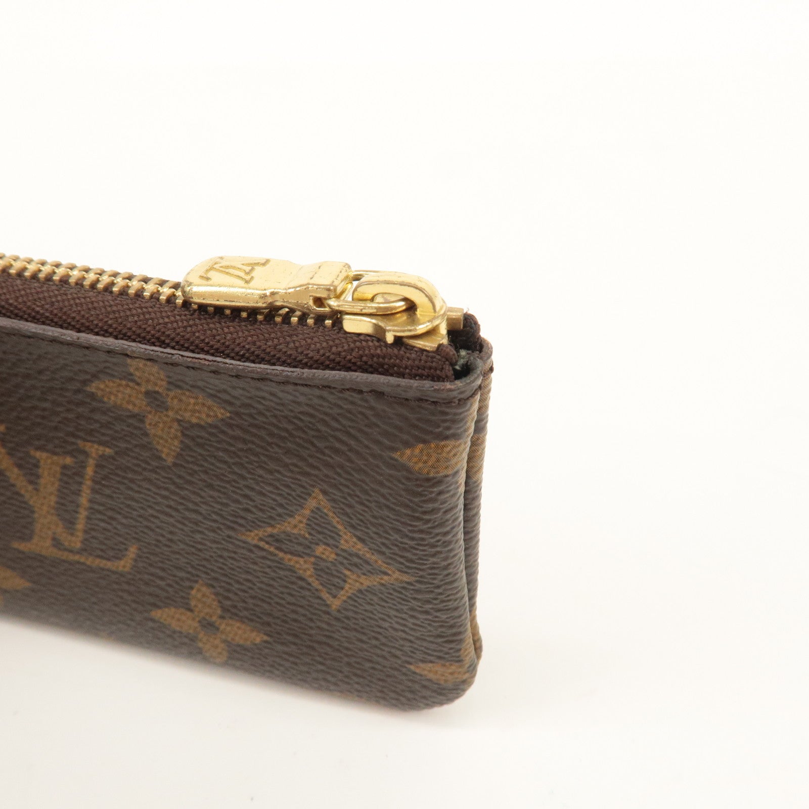 Louis Vuitton Monogram Pochette Cles Coin Case Key Case M62650