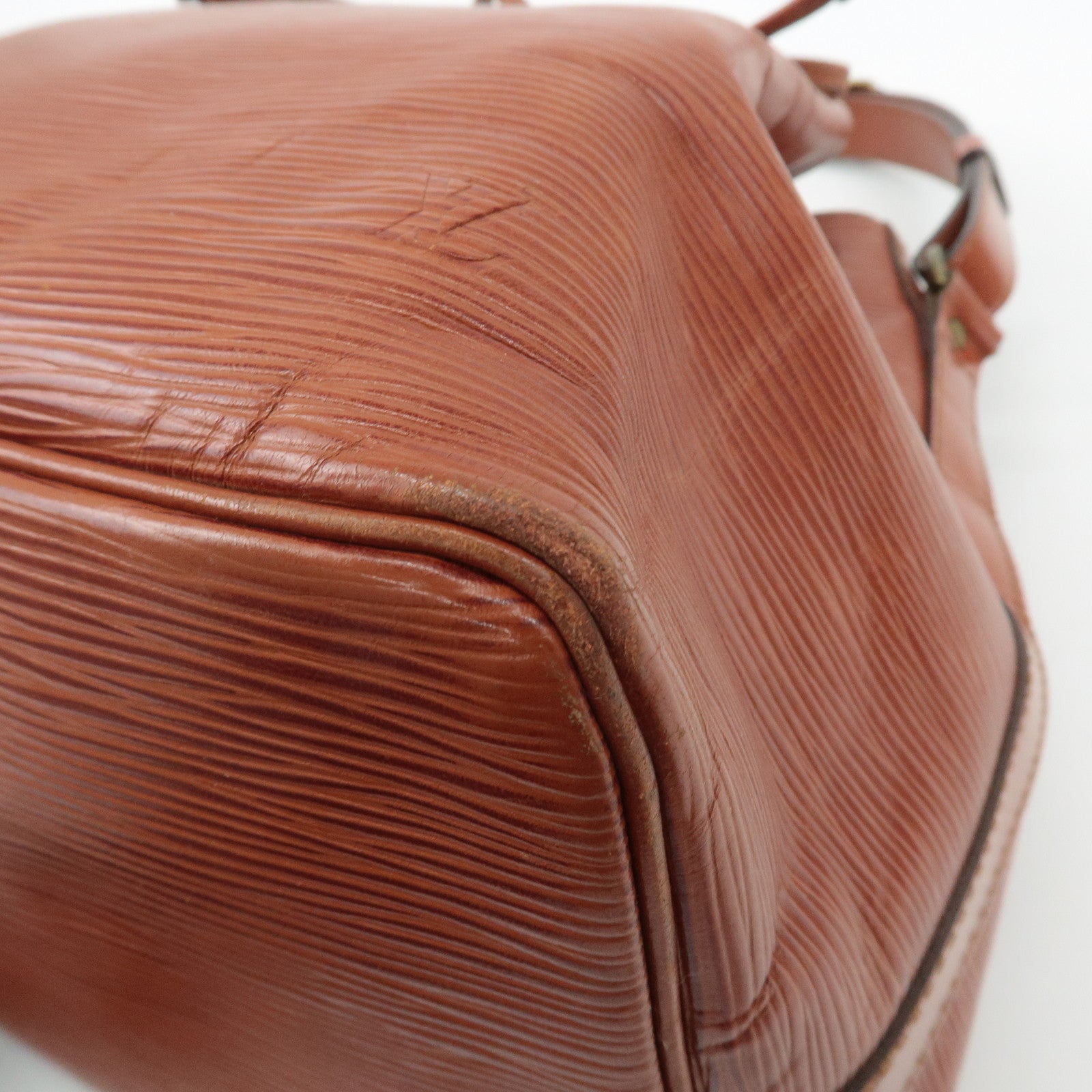 Louis Vuitton Epi Petit Noe Shoulder Bag Kenya Brown M44103 Used