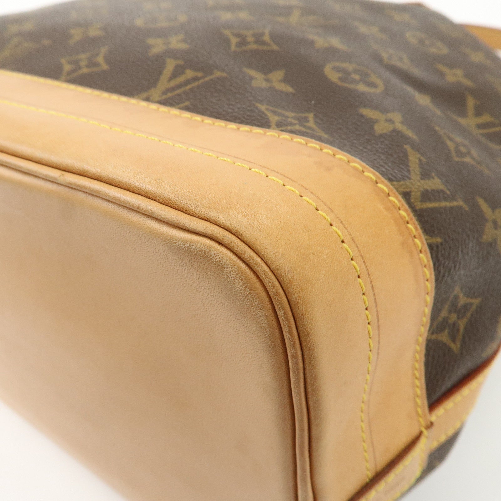 Louis Vuitton Monogram Noe Shoulder Bag Hand Bag Brown M42224 Used