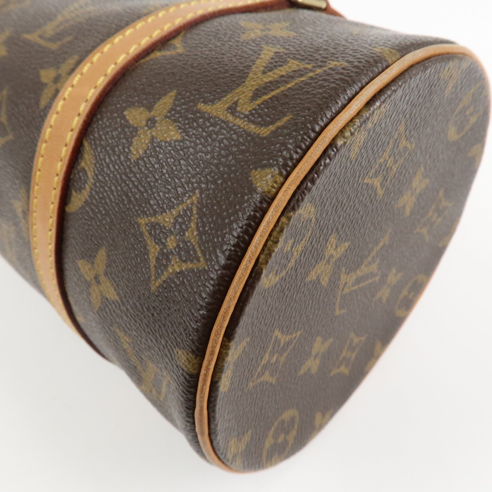 Louis Vuitton Monogram Papillon 26 Hand Bag Brown M51386 Used