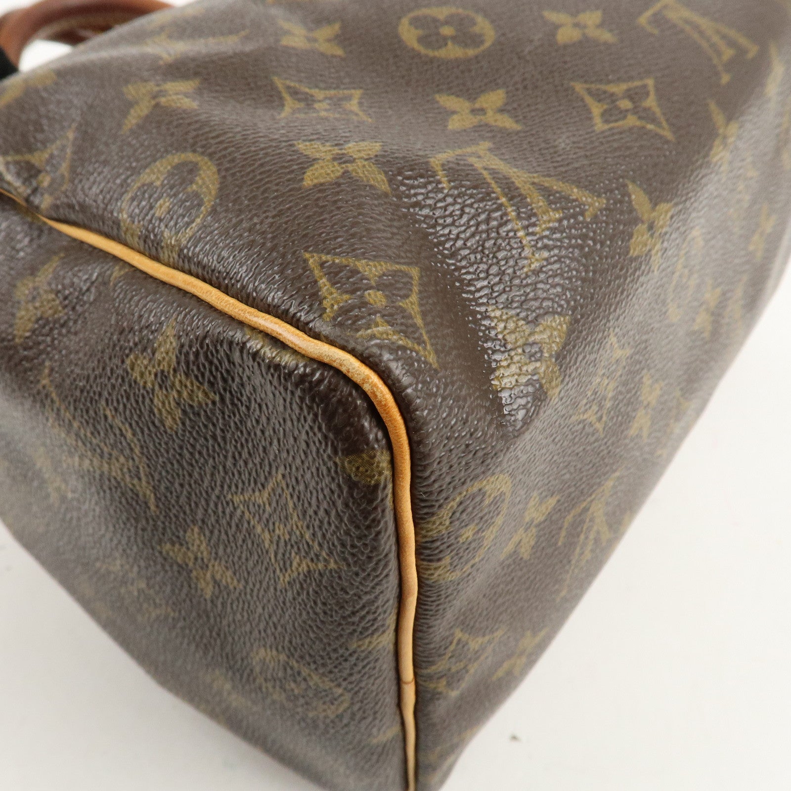 Louis Vuitton Monogram Speedy 25 Hand Bag Boston Bag M41528