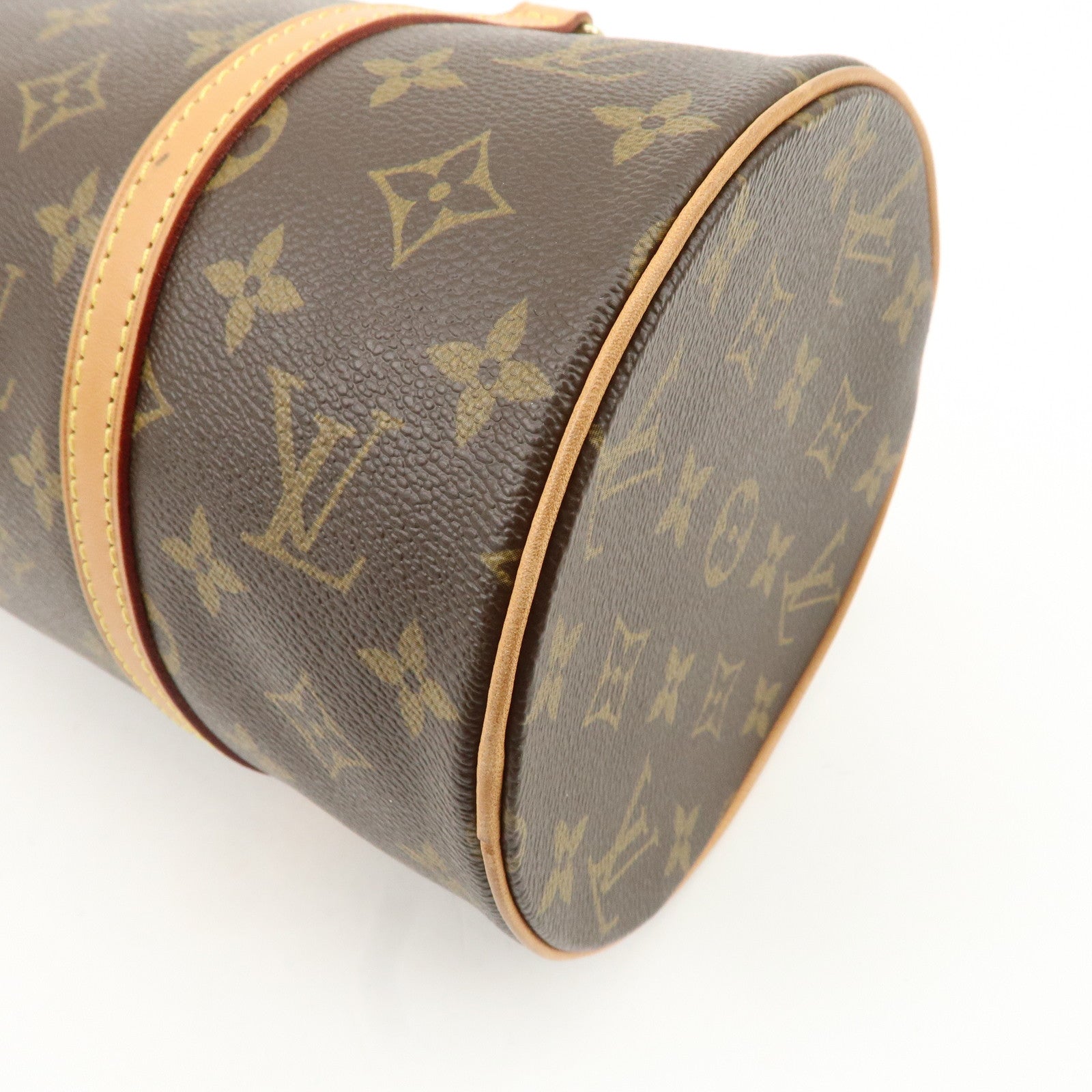 Louis Vuitton Monogram Papillon 30 Hand Bag Brown M51385 Used