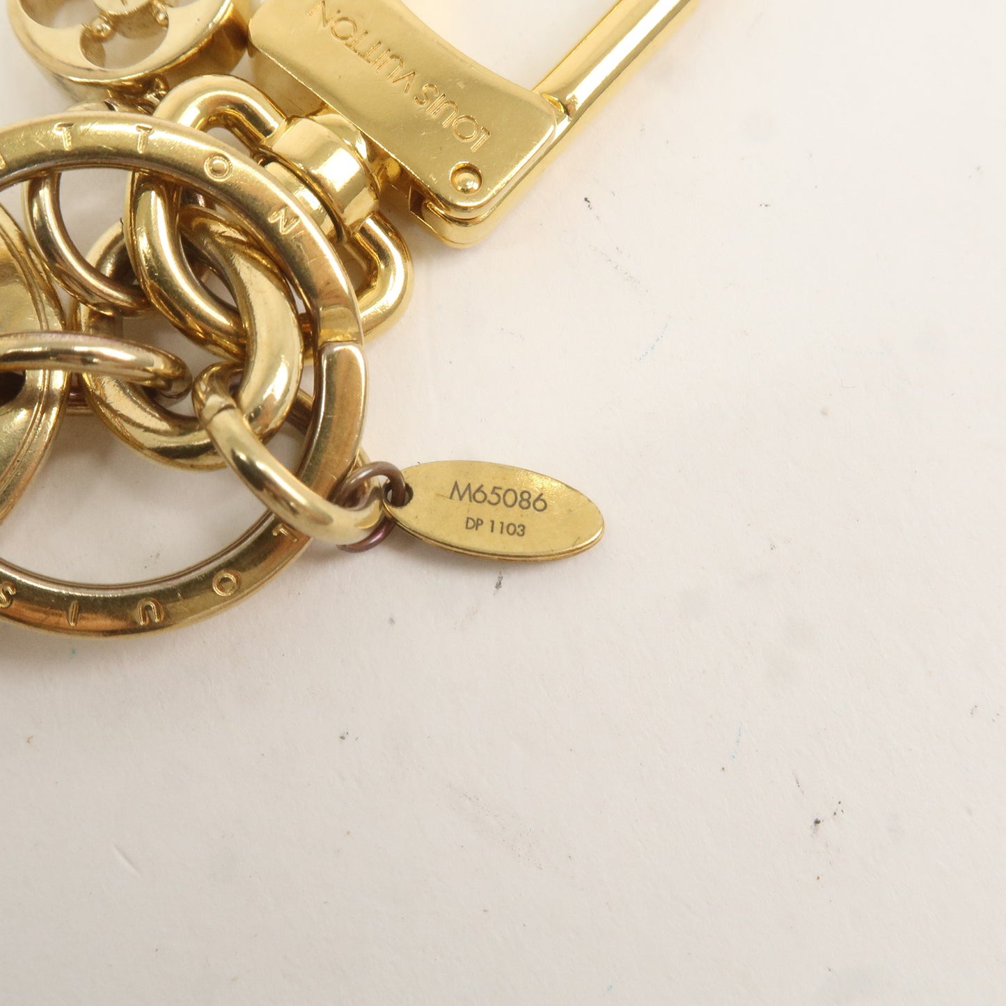 Louis Vuitton Porte Cles Maison Bag Charm Key Charm Gold M65086