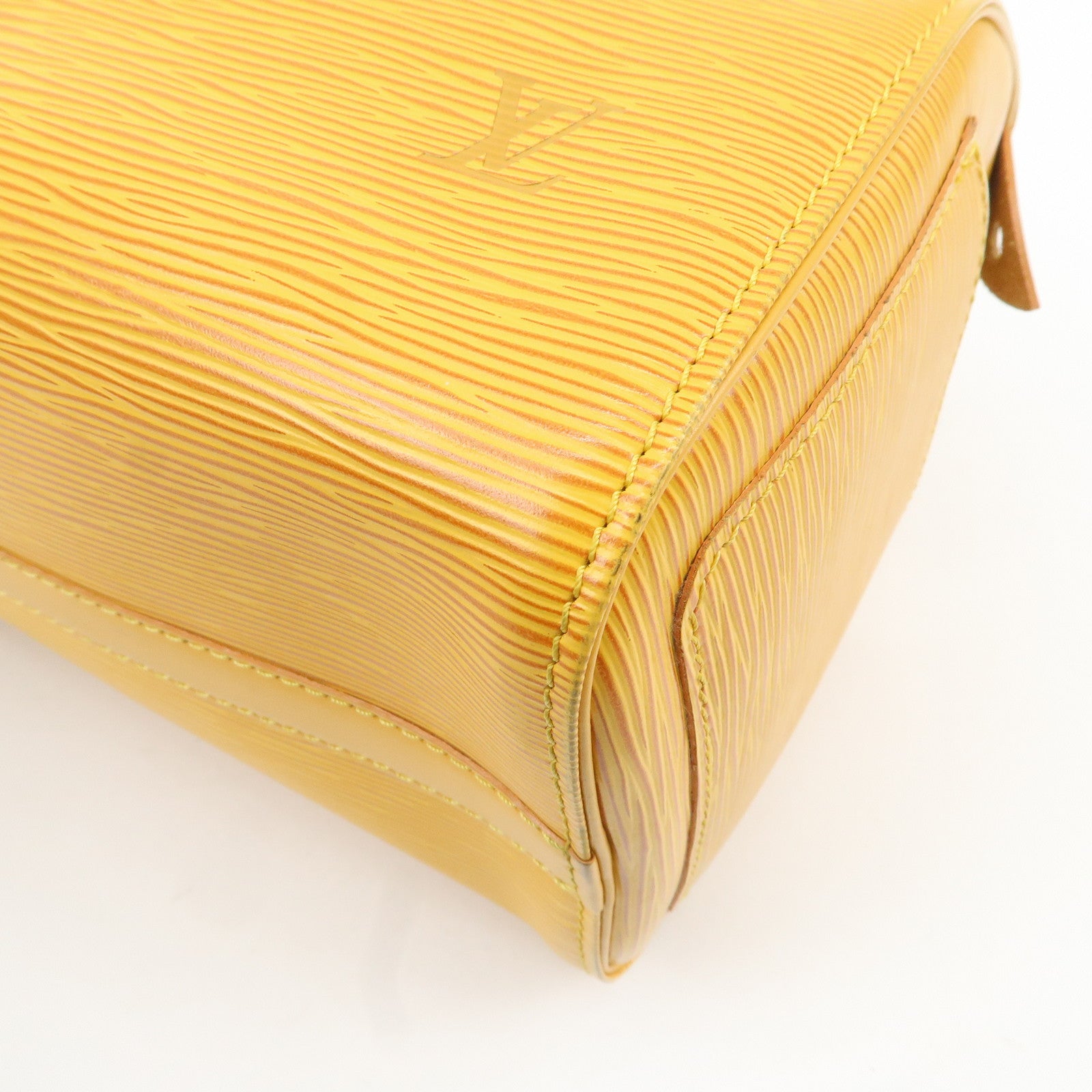 Louis Vuitton Epi Speedy 25 Boston Bag Hand Bag Yellow M43019