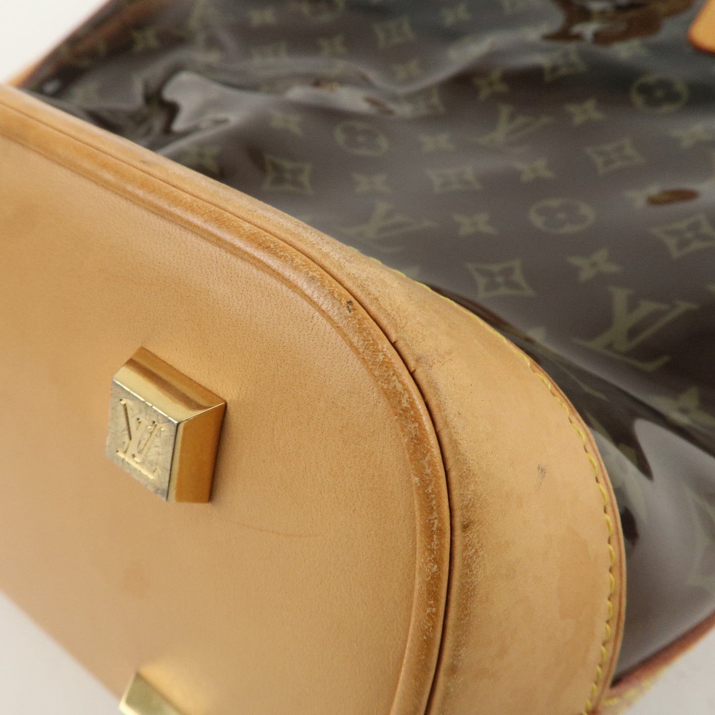 Louis Vuitton Monogram Vinyl Cabas Ambre MM Tote Bag M92501