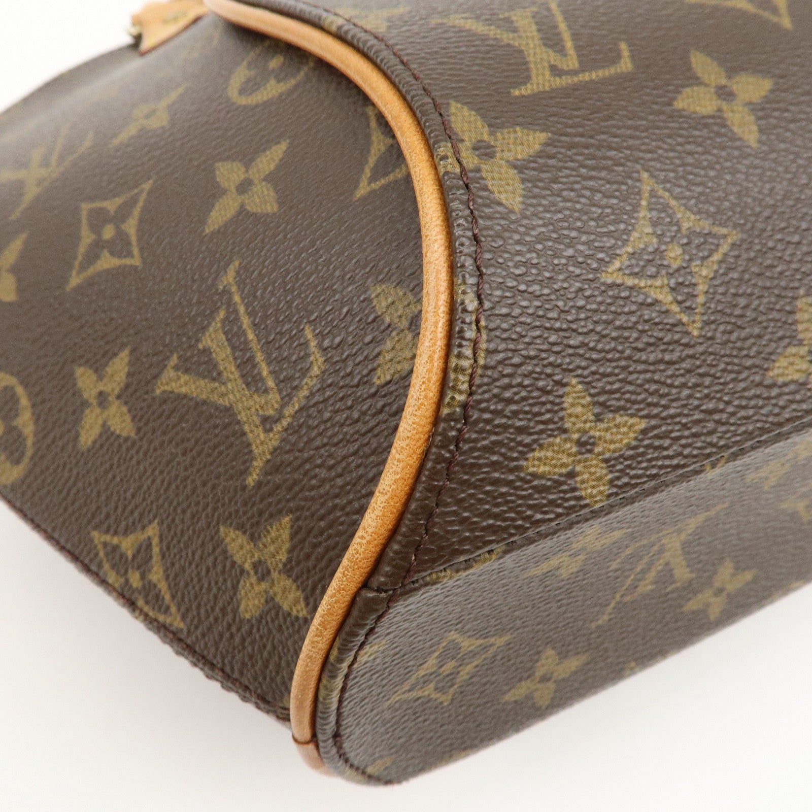 Louis Vuitton Monogram Ellipse MM Hand Bag Brown M51127 Used