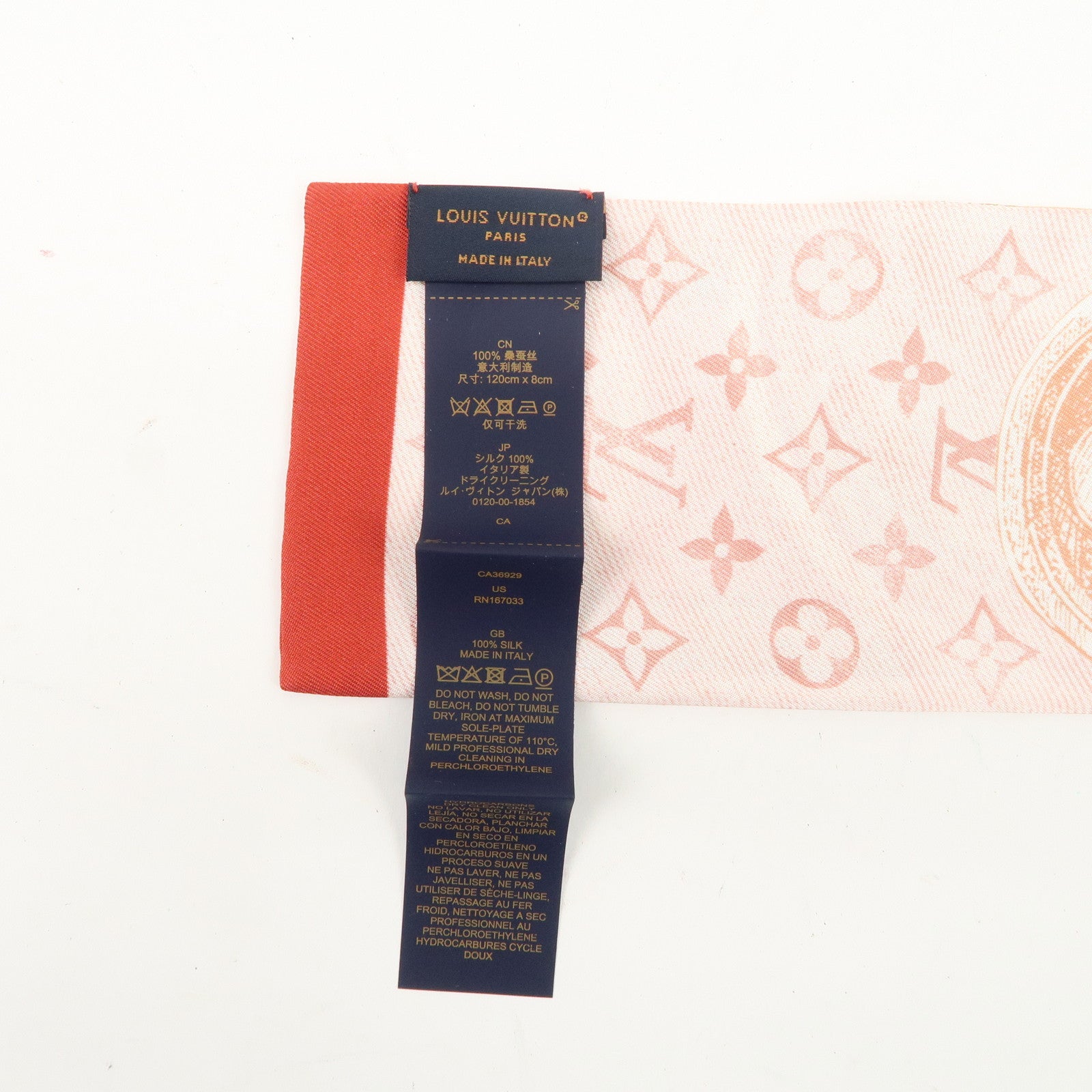 Louis Vuitton Bandeau Malle Merveilleuse Scarf Rose M77184 Used