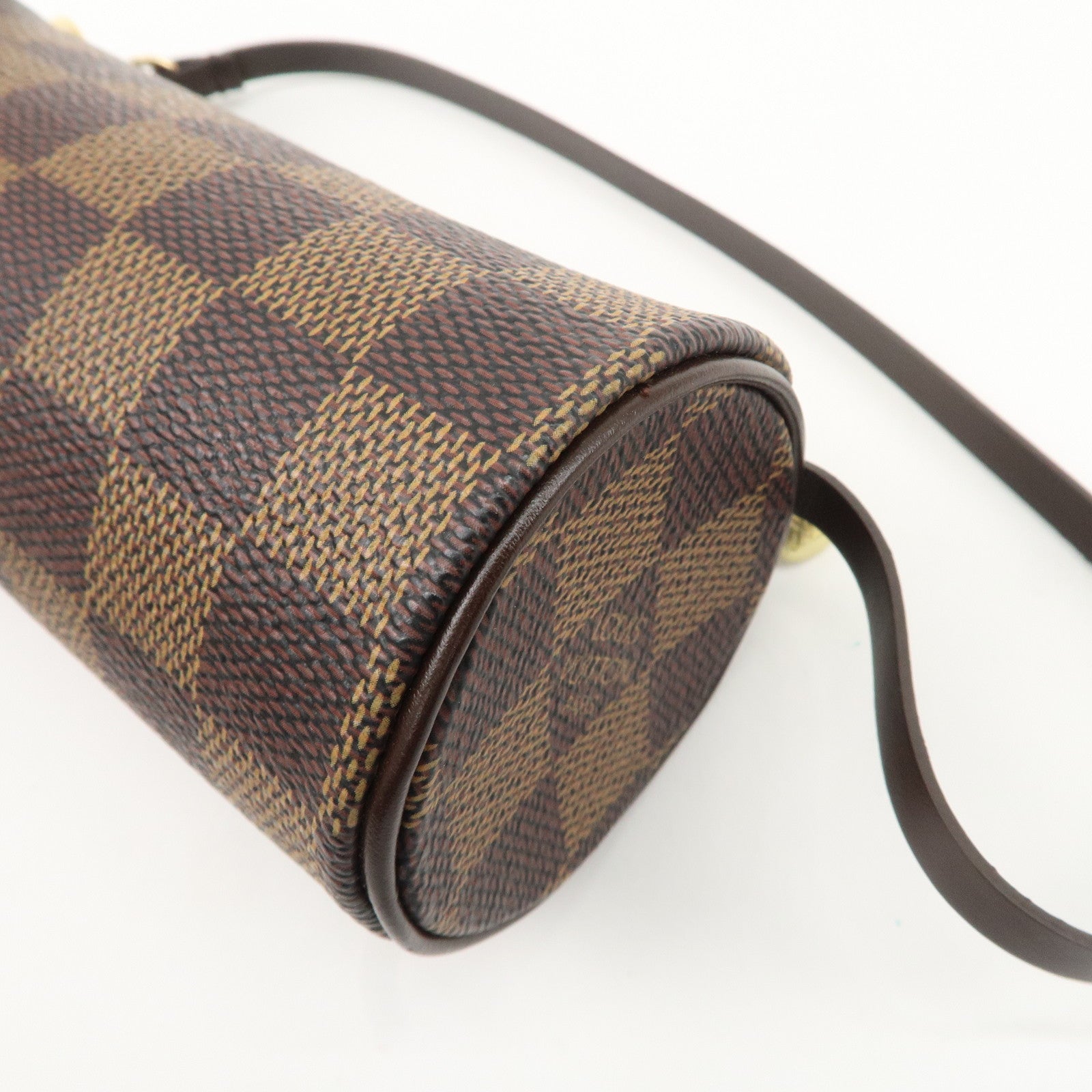 Louis Vuitton Damier Ebene Mini Pouch for Papillon Bag Brown