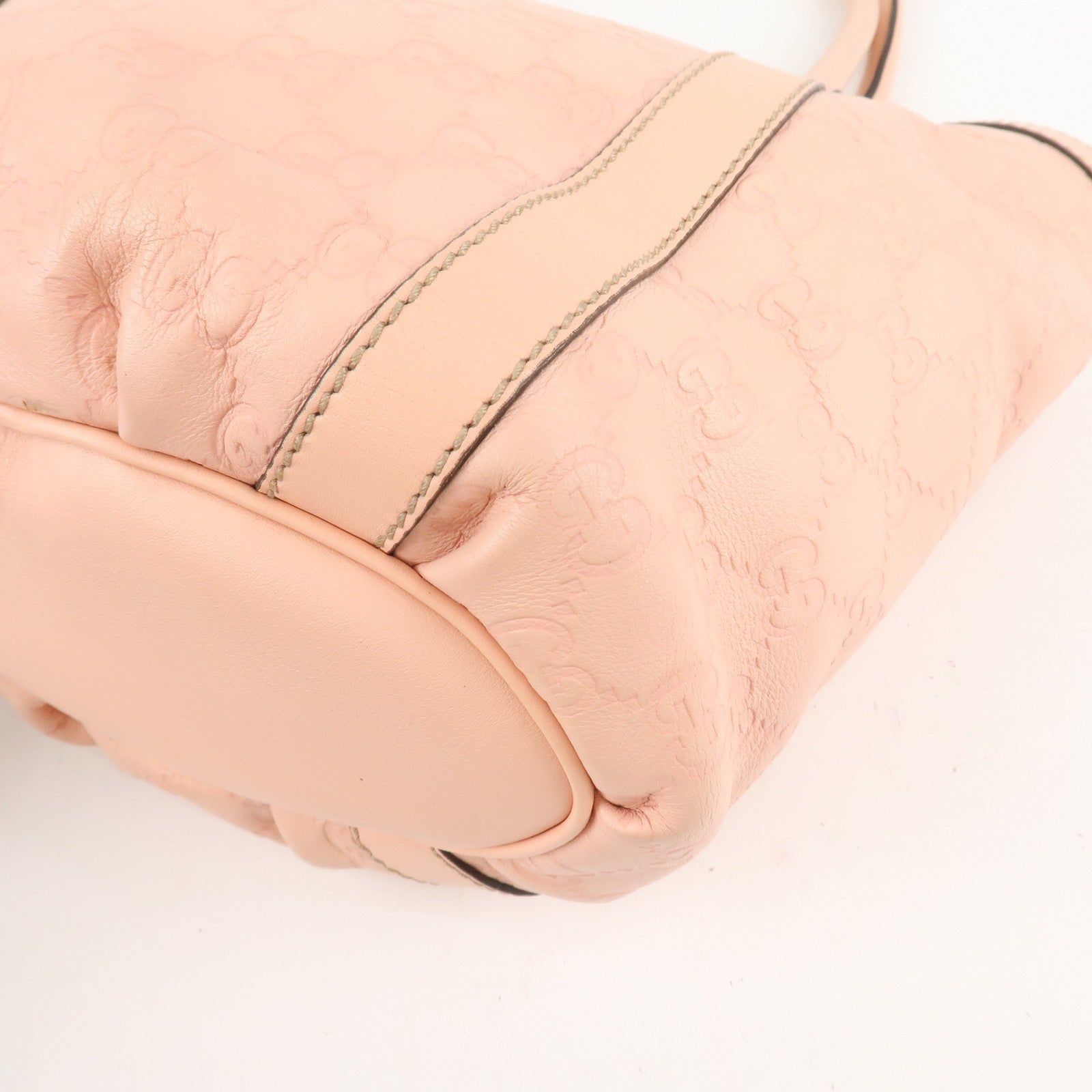 GUCCI Abbey Guccissima Leather Shoulder Bag Tote Bag 211983 Used