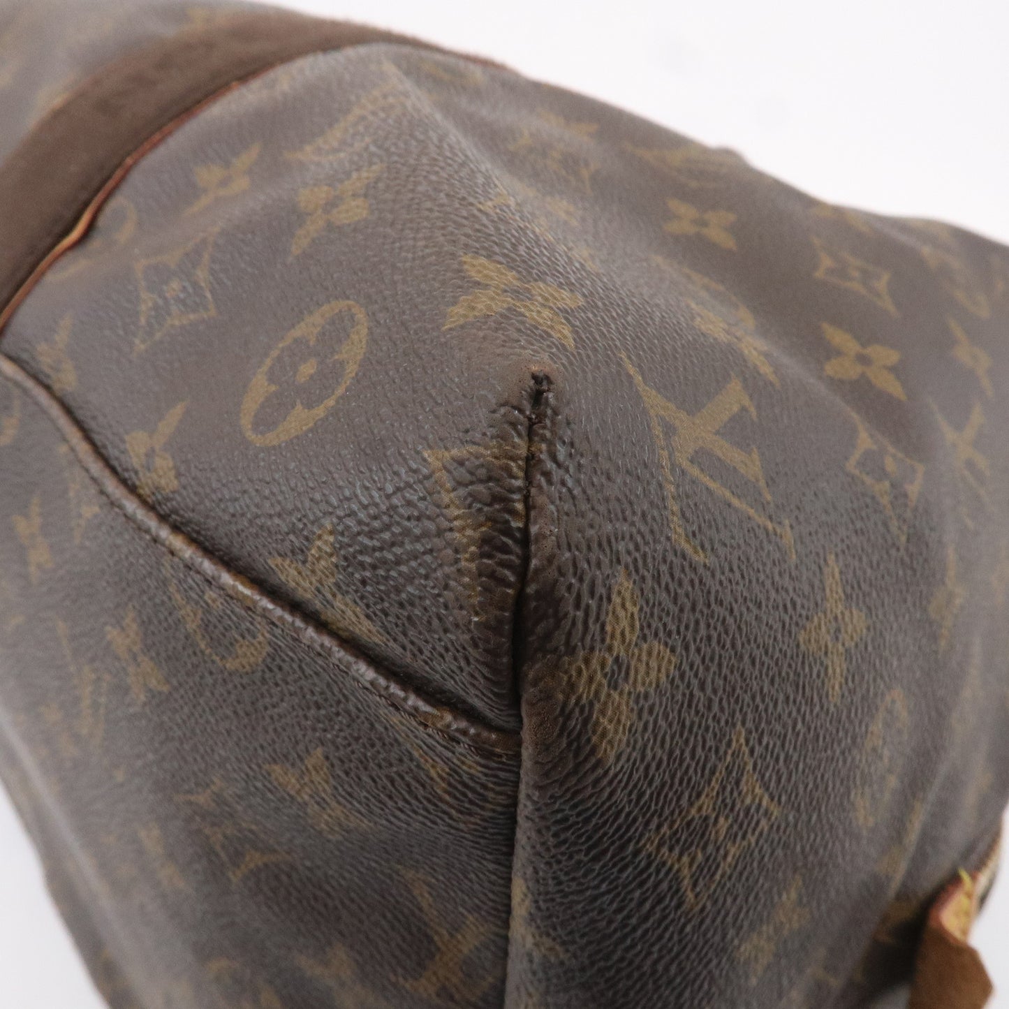 Louis Vuitton Monogram Weekender MM Boston Bag Brown M40476