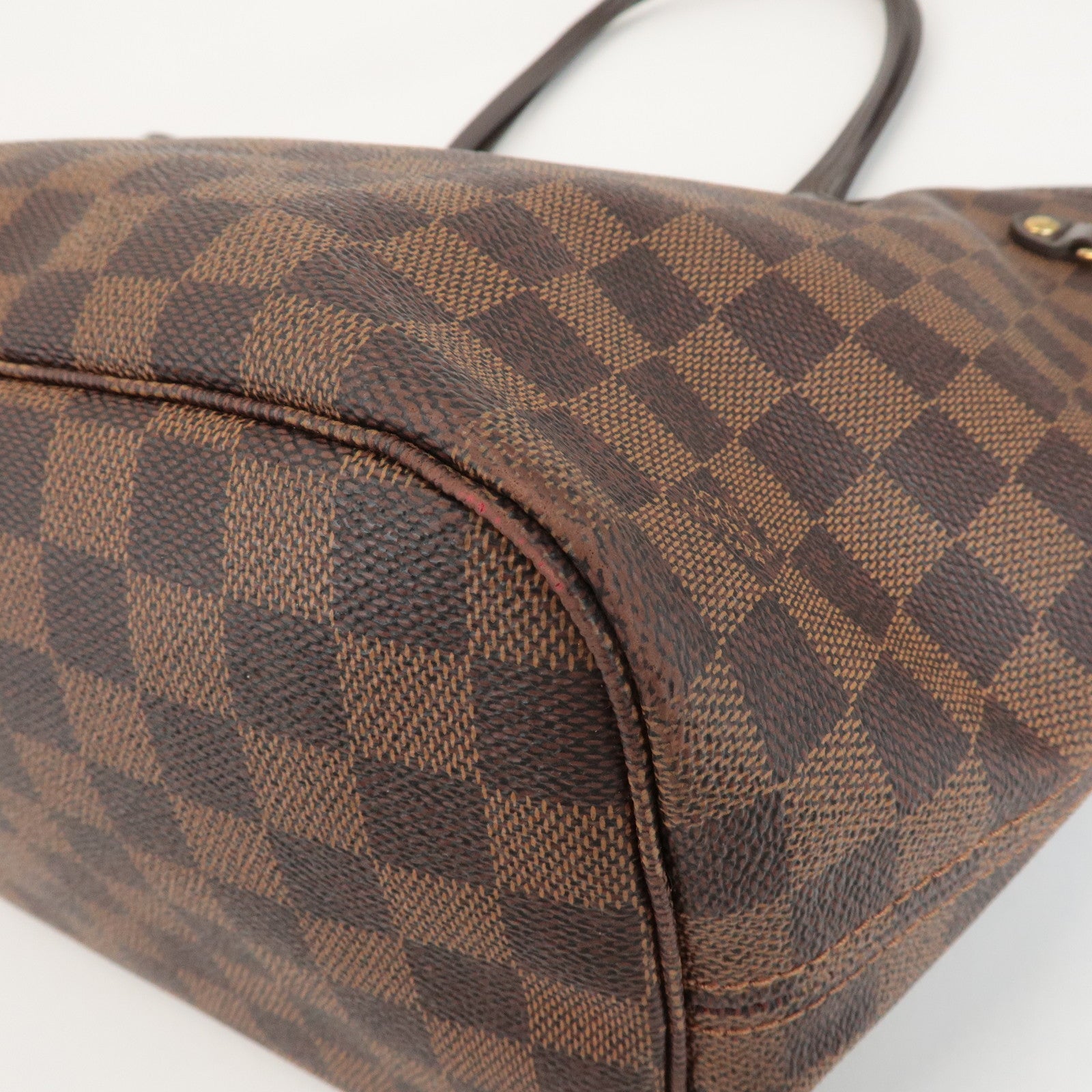 Louis Vuitton Damier Neverfull MM Tote Bag Hand Bag Brown N51105