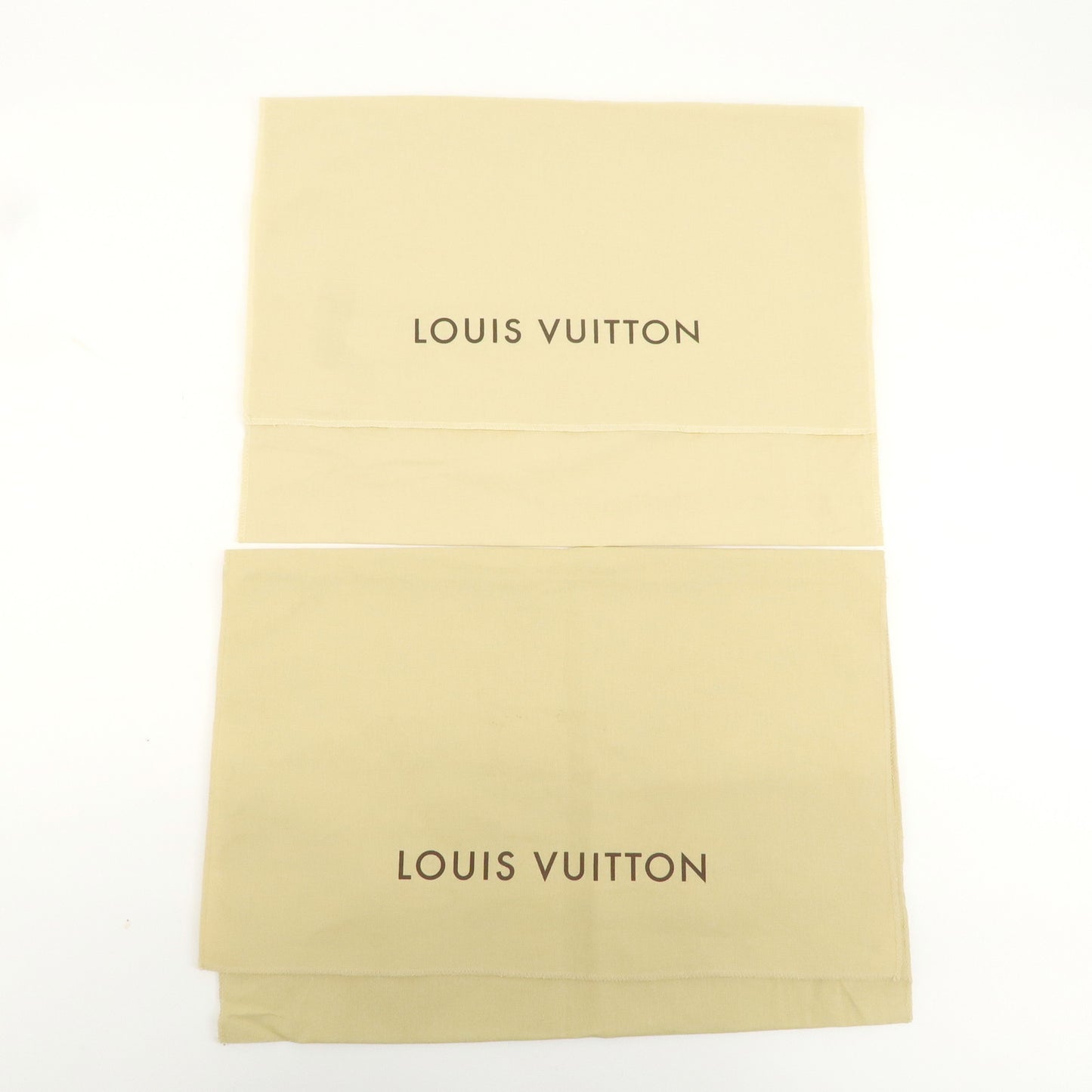 Louis Vuitton Set of 10 Dust bag Flap Type Beige