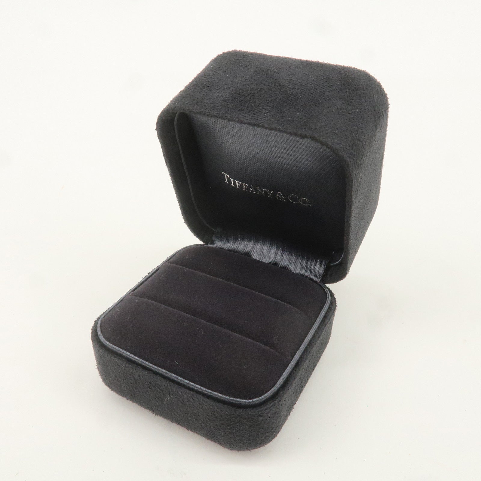 Tiffany&Co. Set of 6 Jewelry Box For Ring Display Box Black