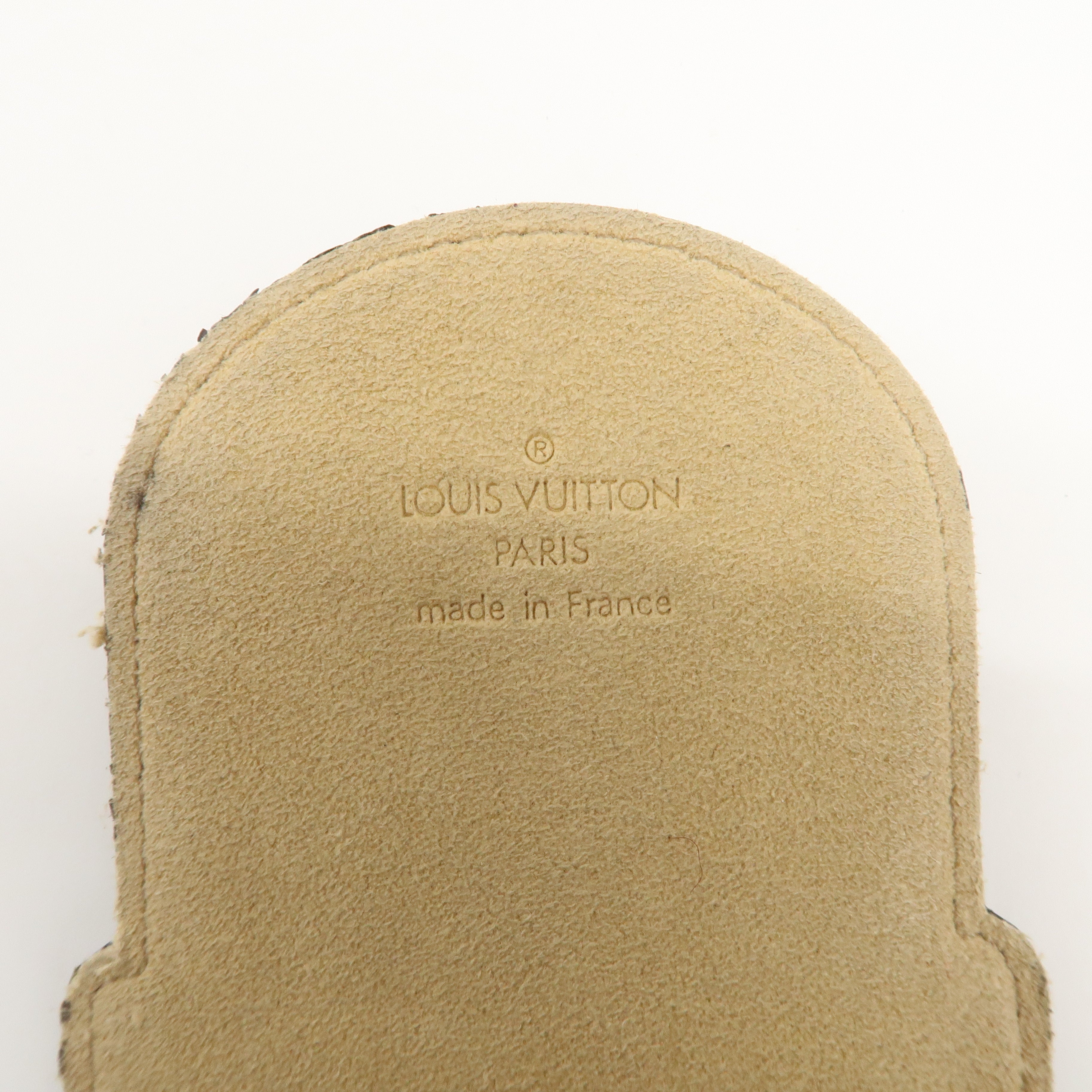 Louis Vuitton Monogram Set of 2 etui a lunettes lavel Glasses Case Used