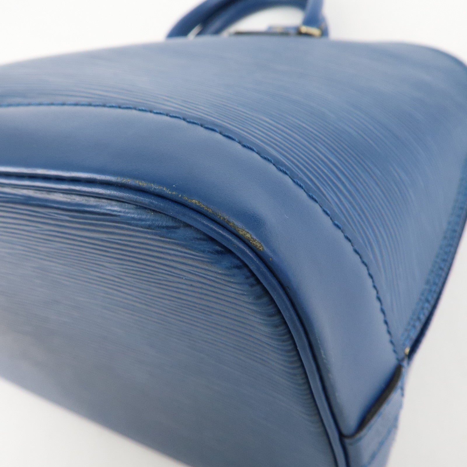 Louis Vuitton Epi Alma Hand Bag Toledo Blue M52145 Used