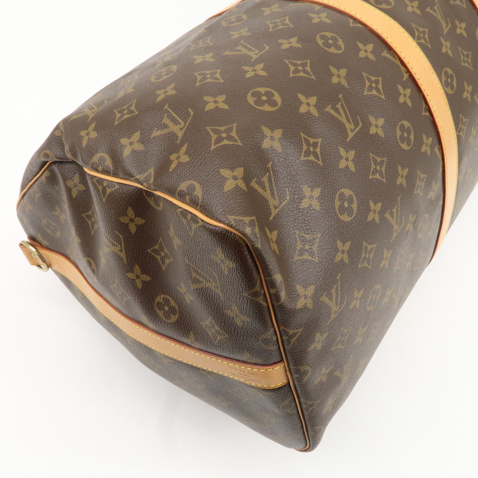 Louis Vuitton Monogram Keep All Bandouliere 55 Boston Bag M41414